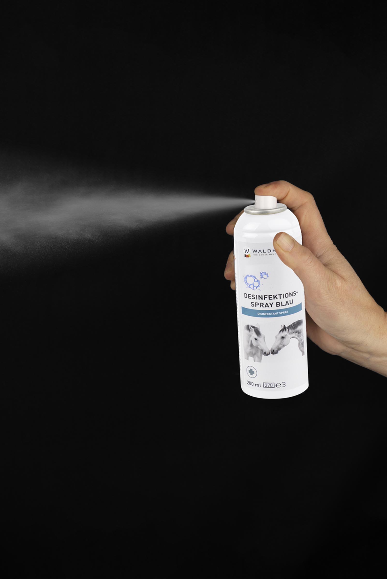 Waldhausen spray désinfectant bleu, 200 ml