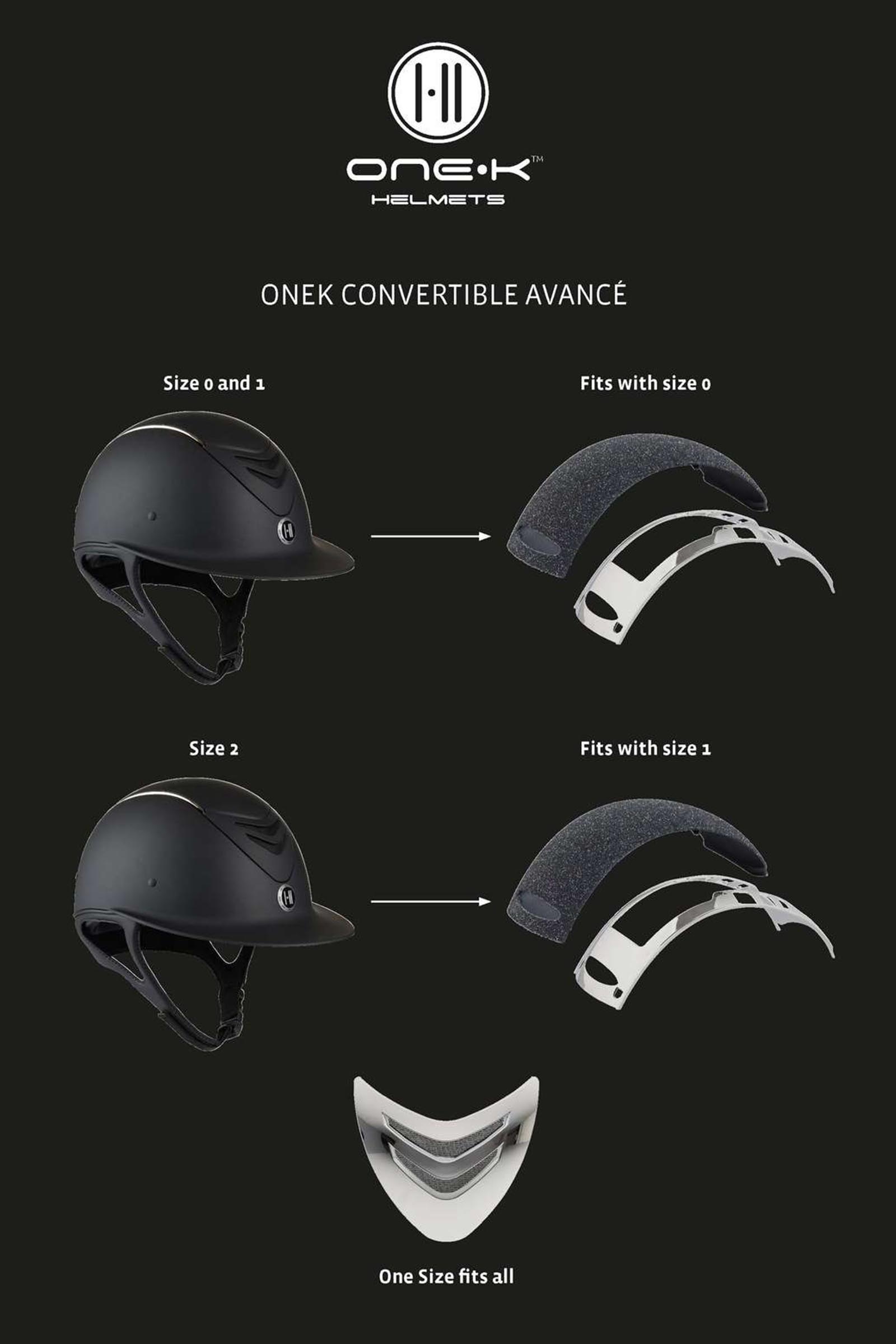 Casque d'équitation OneK Avance Convertible Matt