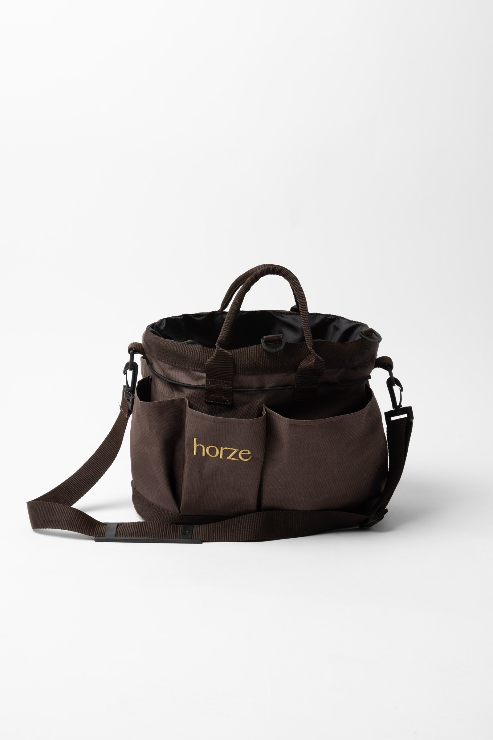 Dark Brown Horze sacs de pansage