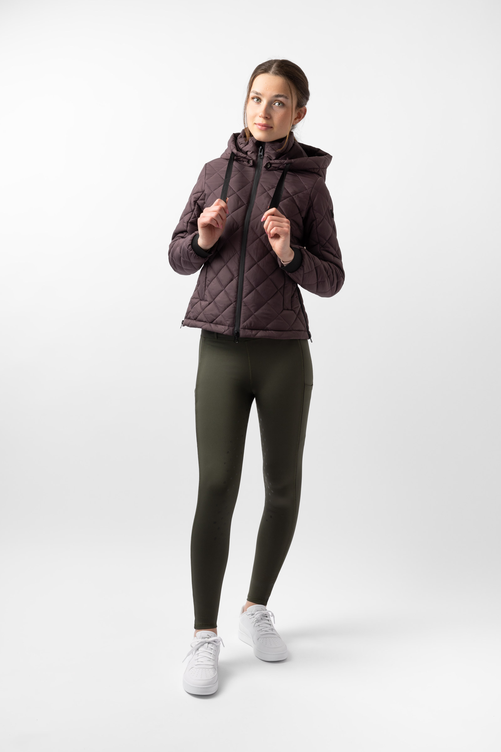 Doudoune d'&eacute;quitation pour femme Horze Jeune Cavalier IMELDA