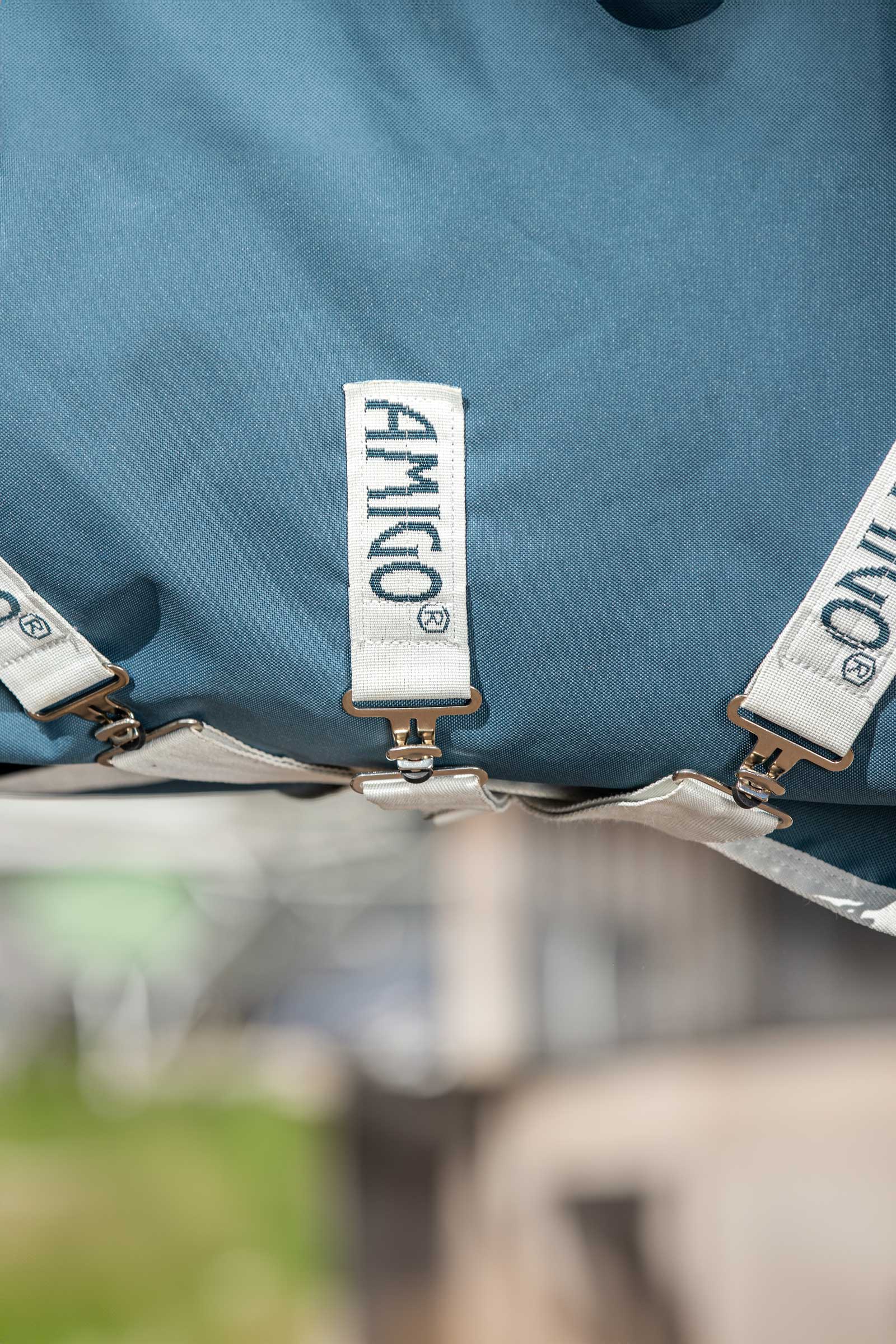 Horseware Amigo AmEco 12 Plus couverture d'ext&eacute;rieur avec cou amovible, 100g