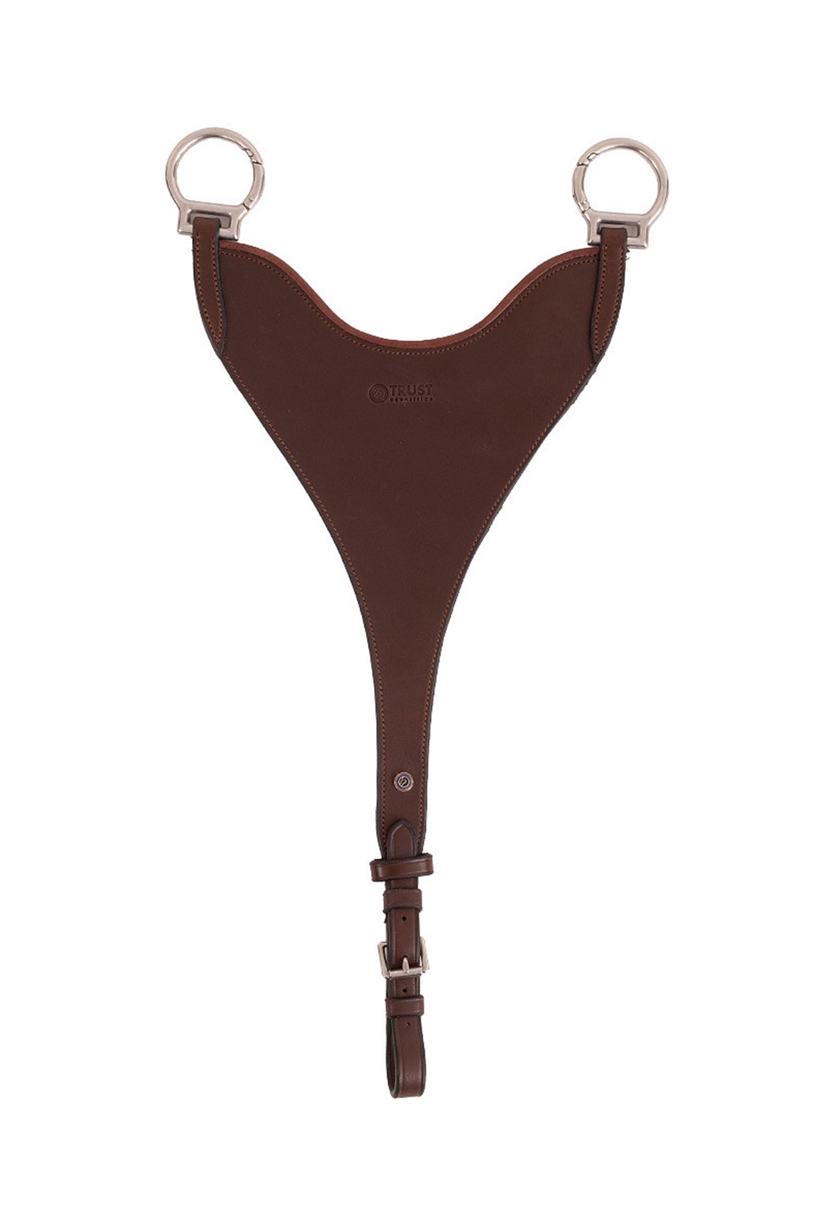 Brown/Silver Trust Equestrian Stockholm Hard Bip Martingale Attachment