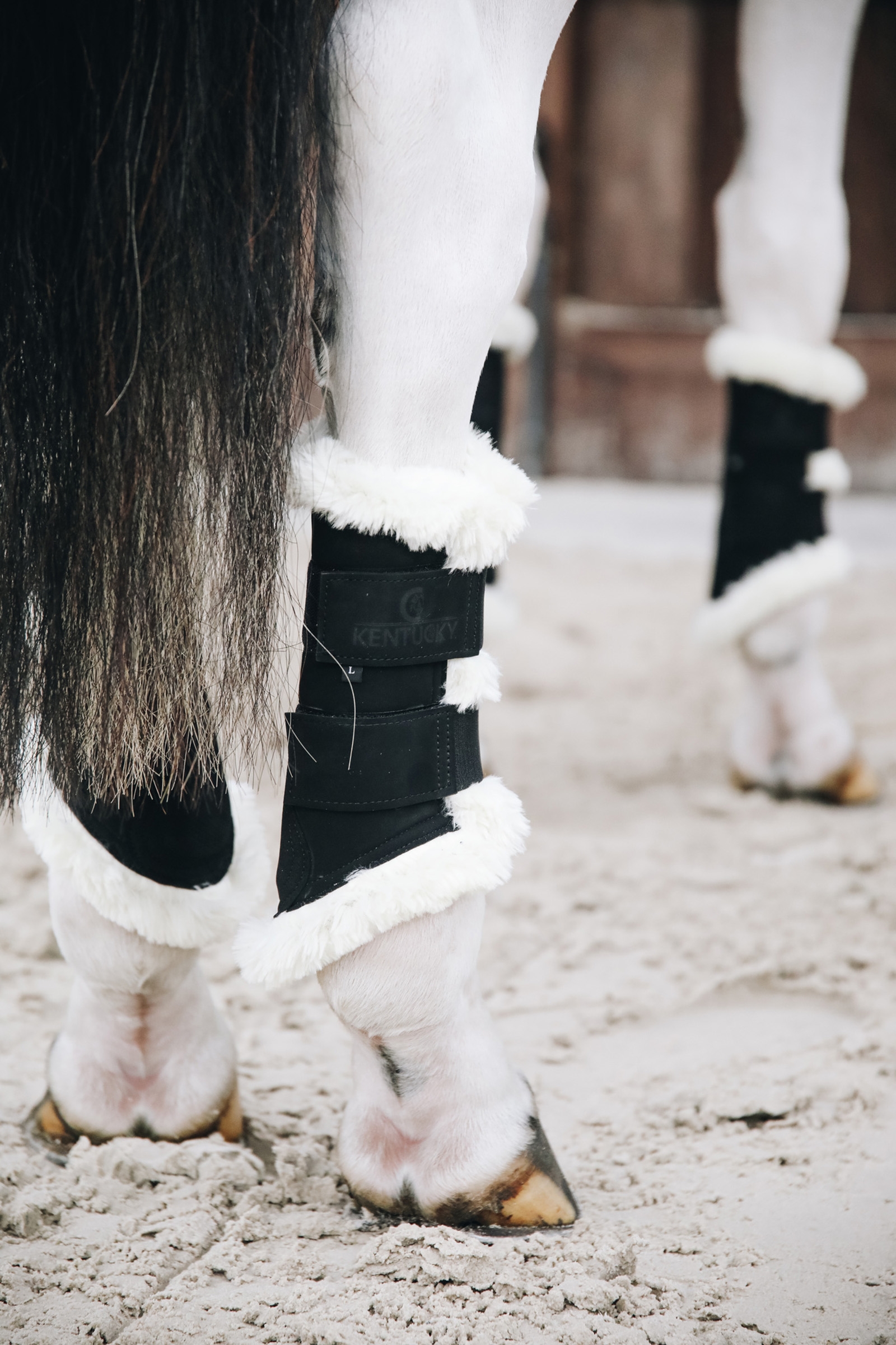 Guêtres de protection protège-tendons pour l'extérieur Kentucky Horsewear AIR, antérieurs