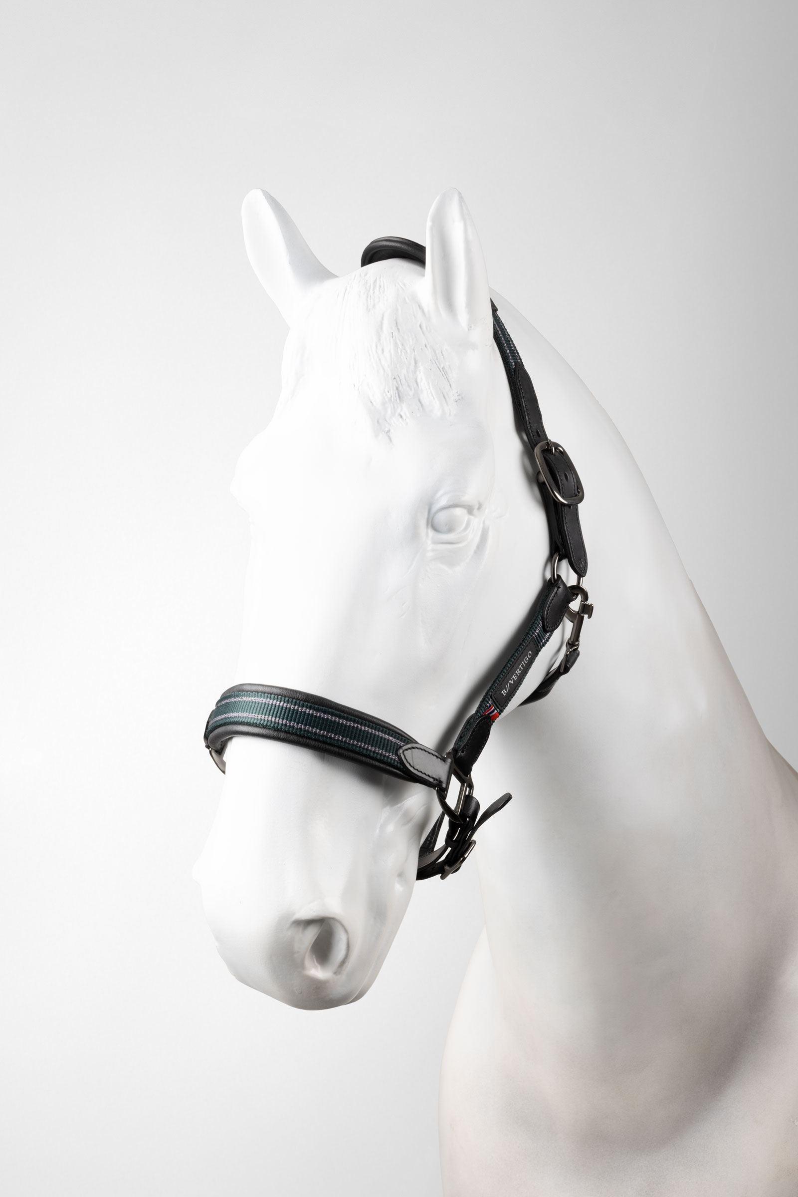 Scarab Green B Vertigo Lennox licol en cuir