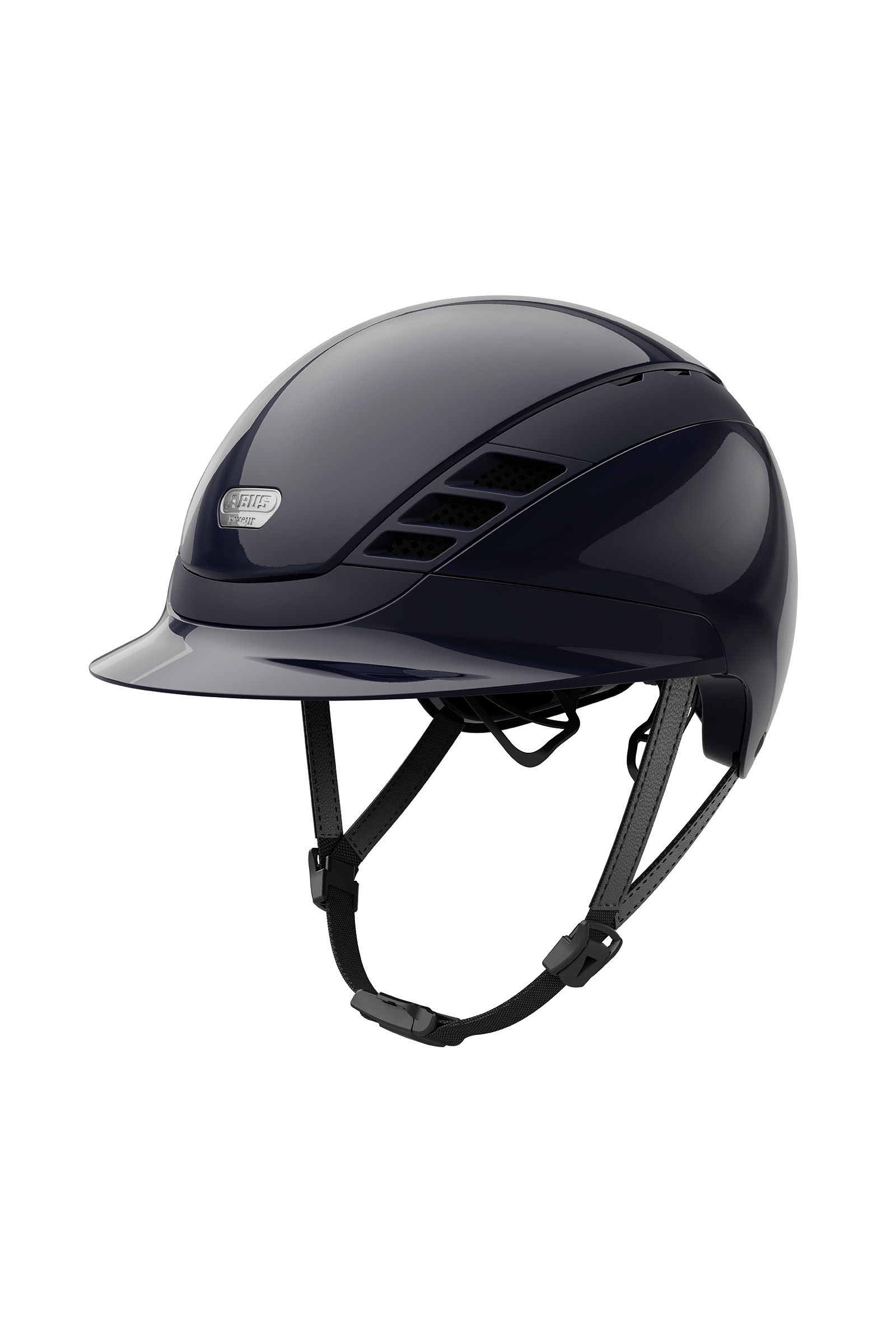 Dark Blue/ Shiny Abus Pikeur AirLuxe Pure Casque d'&eacute;quitation