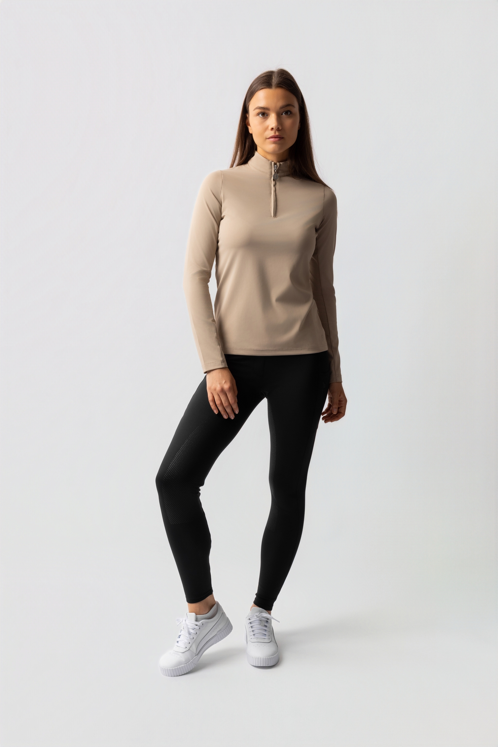 Horze Lilian T-shirt d'entra&icirc;nement &agrave; manches longues pour femmes