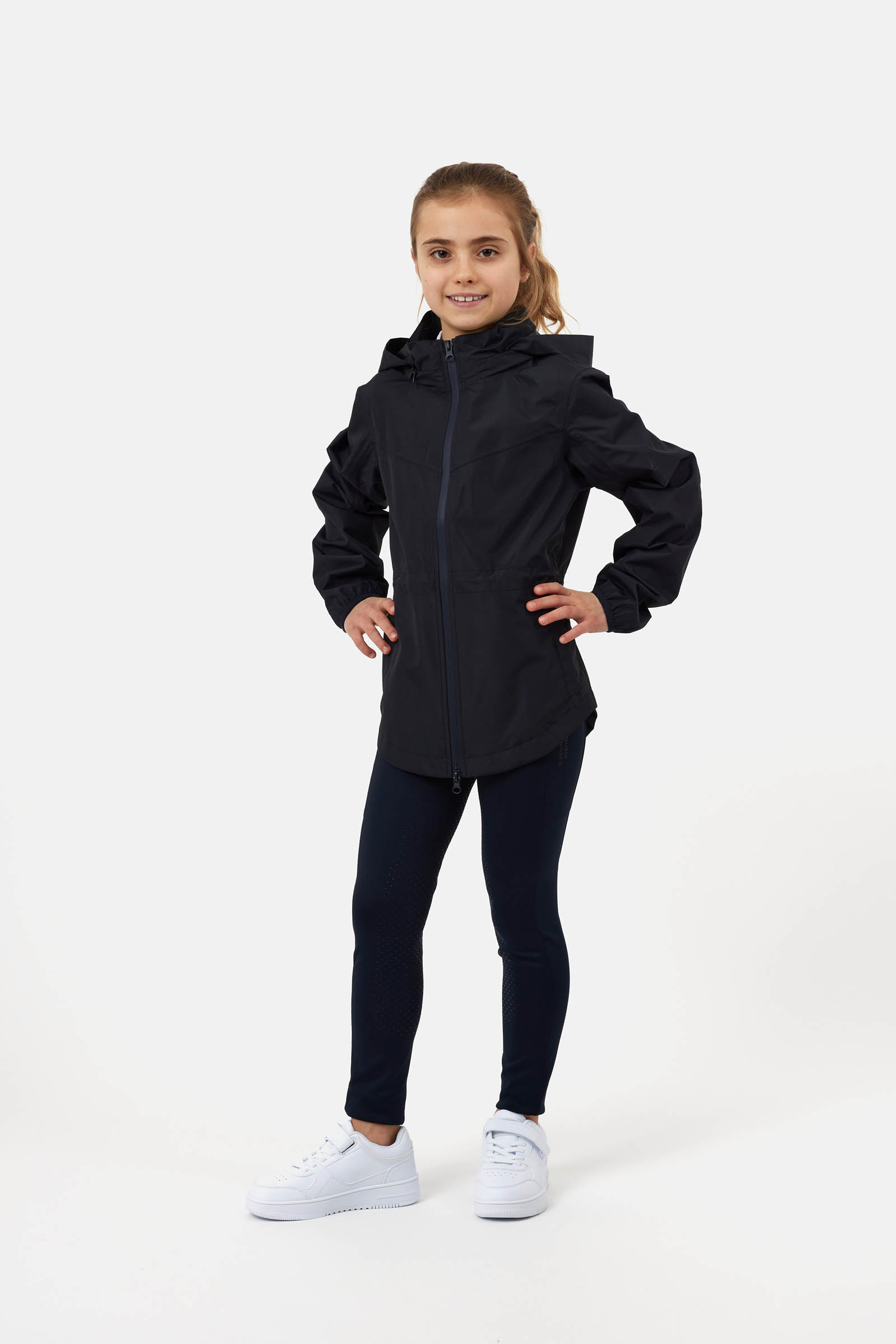 Horze Young Rider Fiora veste imperm&eacute;able avec capuche escamotable