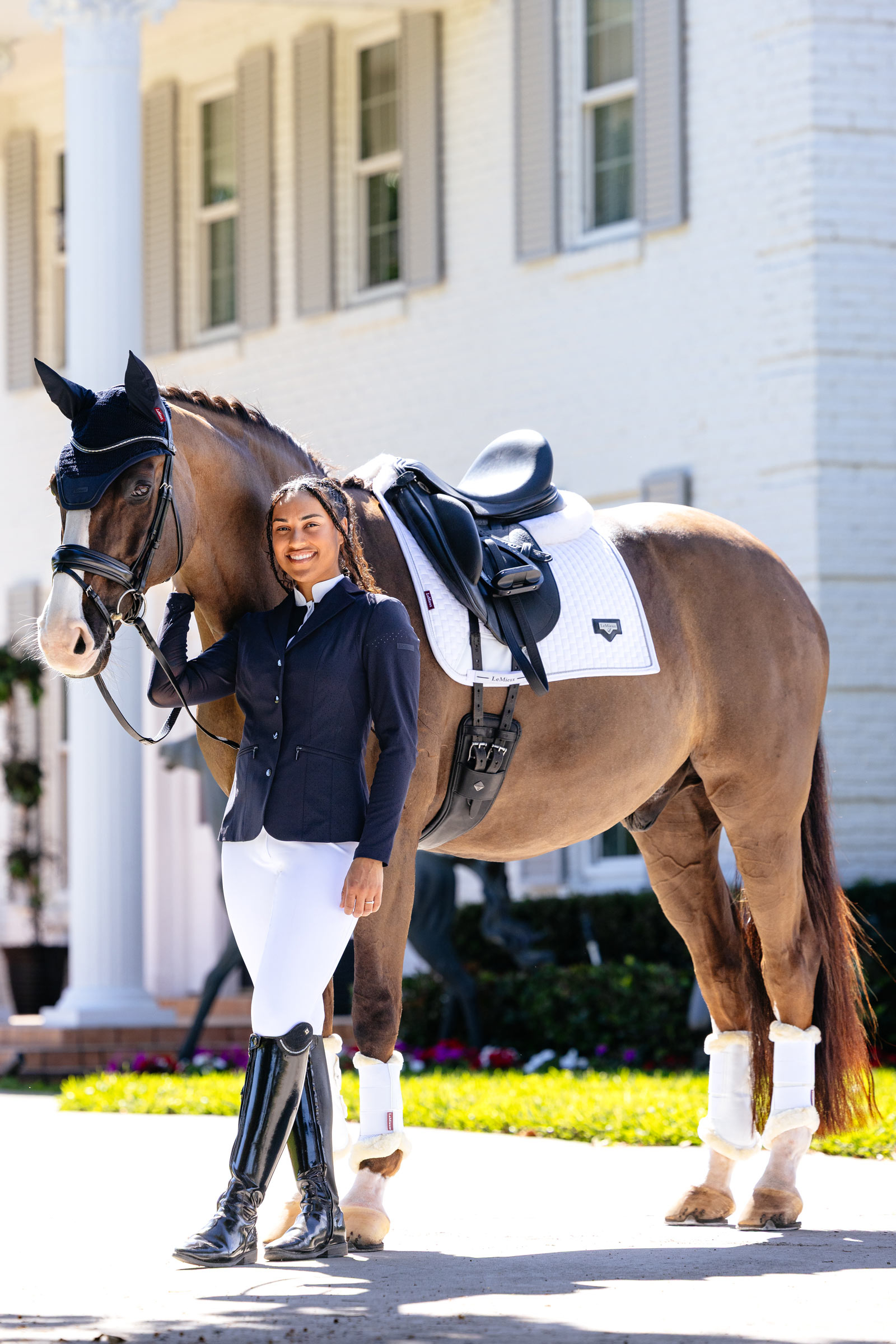 LeMieux Puissance tapis de selle dressage en suédine