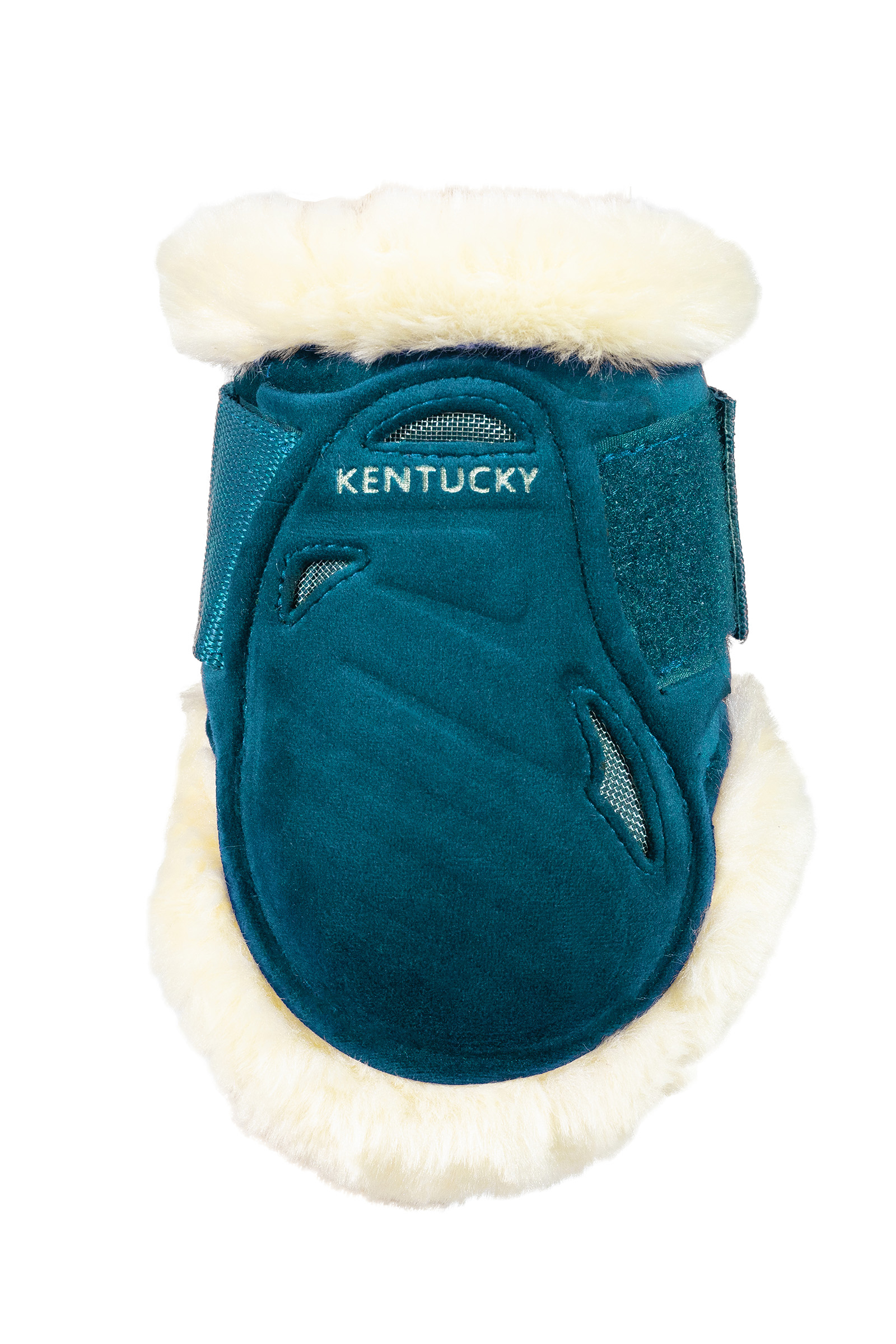 emerald Kentucky Horsewear Protège-boulets Vegan Sheepskin Young Horse Velours