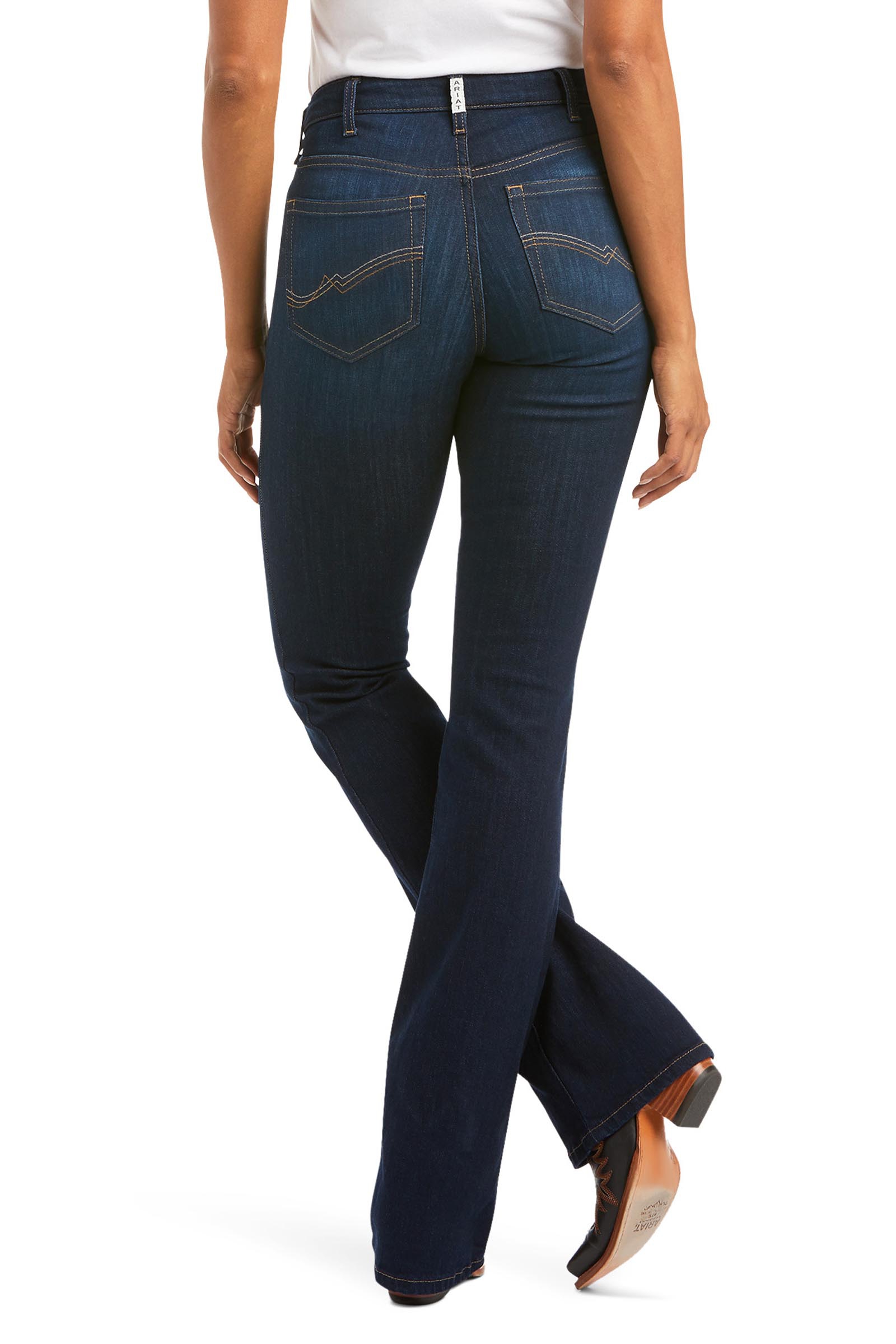 Ariat Real High Rise Ballary Boots Cut Jean bootcut femme taille haute