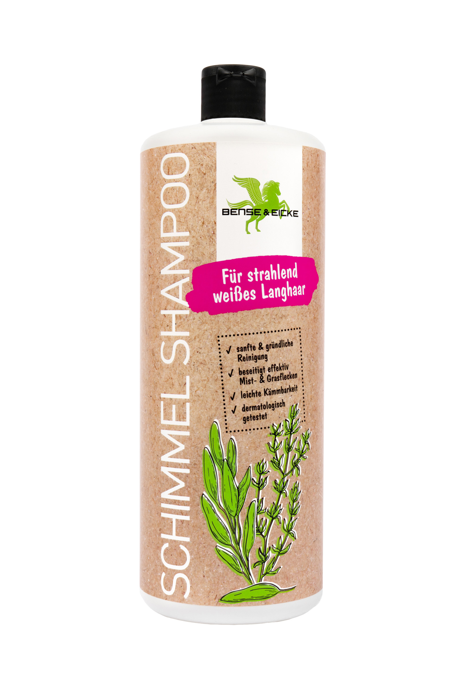 Bense & Eicke Shampoing pour cheval blanc, 1000ml