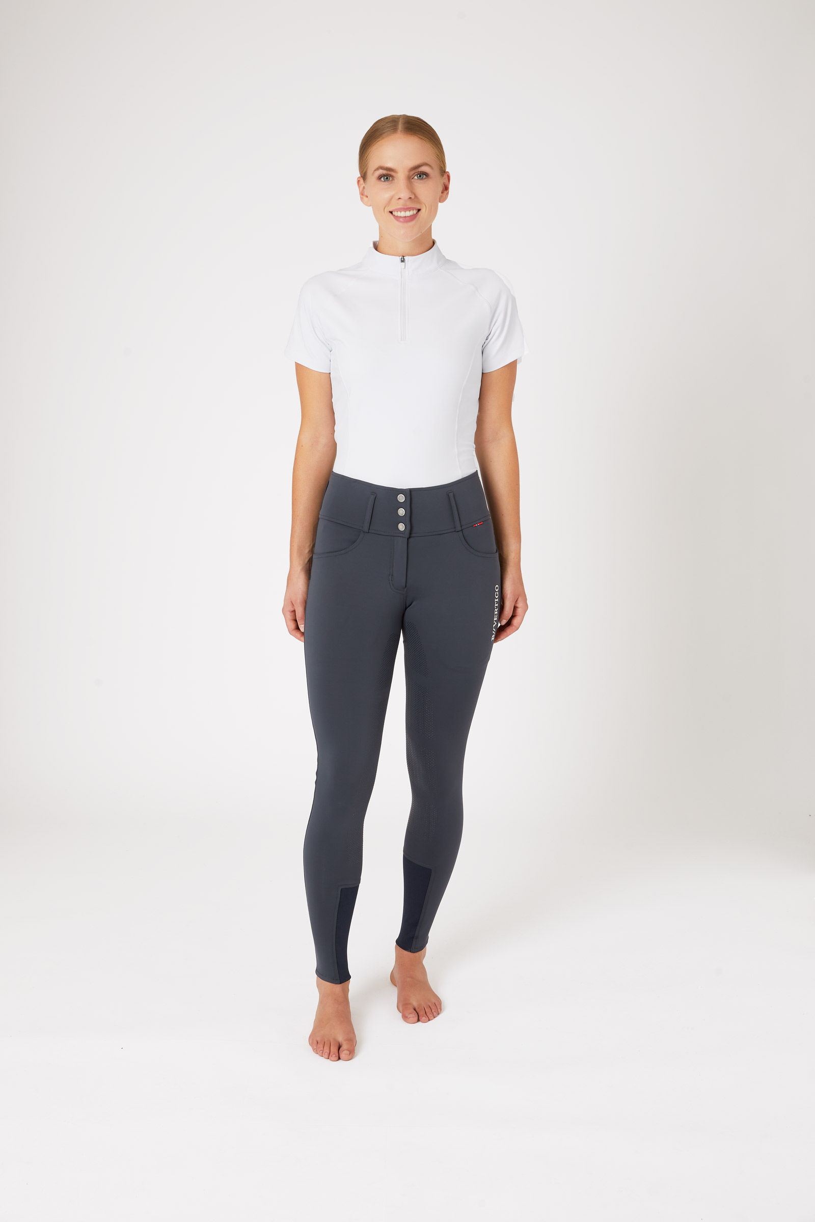 B Vertigo Meghan pantalon d'&eacute;quitation femme taille haute &agrave; fond int&eacute;gral UPF 50+