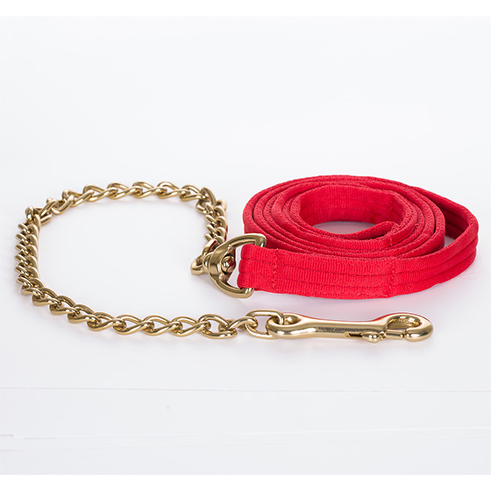 Red Longe en textile doublé Finntack Pro avec chaîne simple