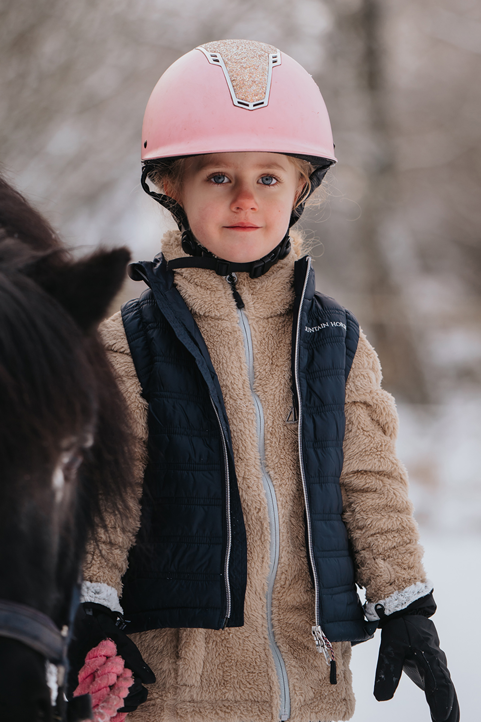 Mountain Horse Veste polaire Fuzzy pour enfants