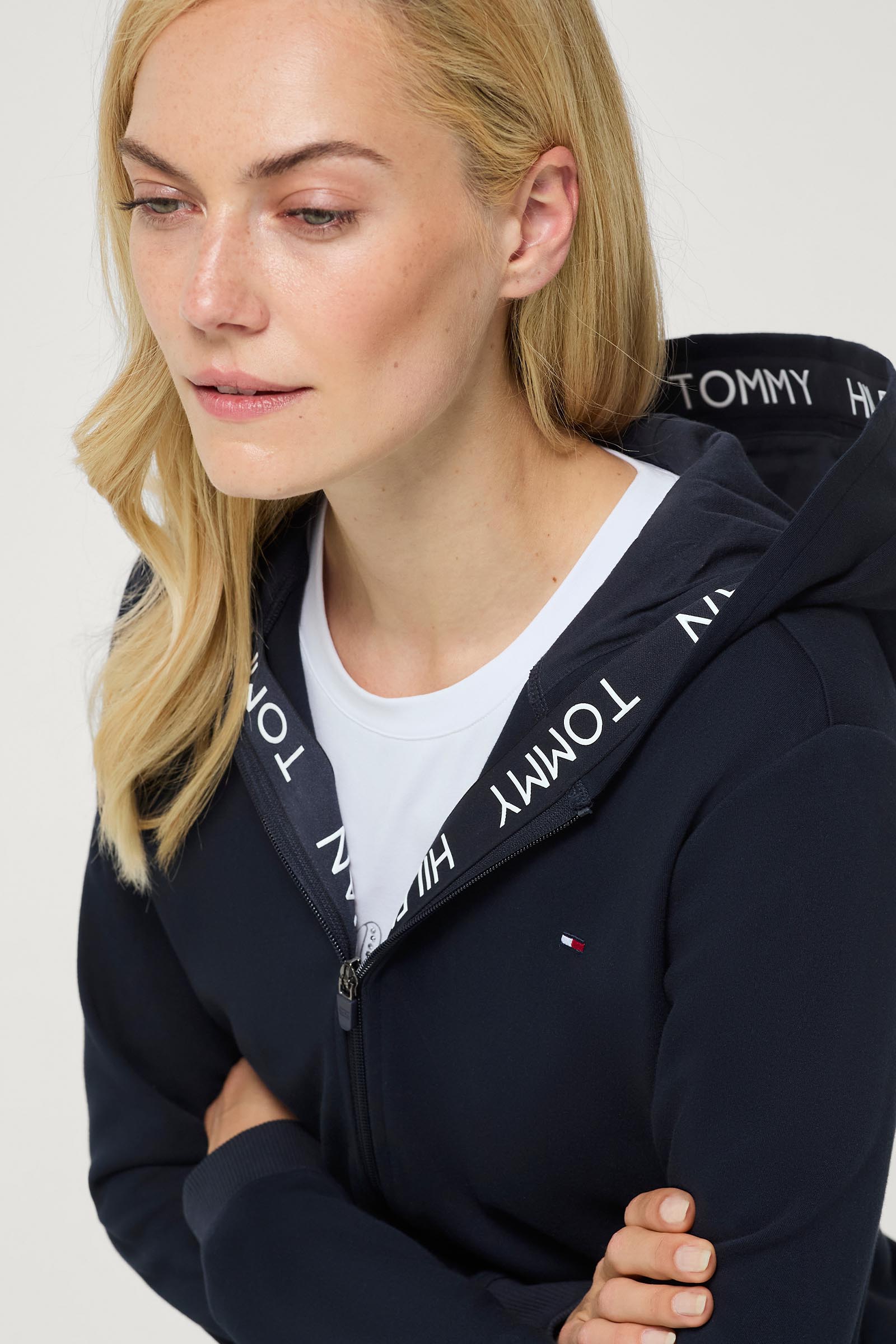 Tommy Hilfiger Equestrian Beverly sweat &agrave; capuche femme zipp&eacute;