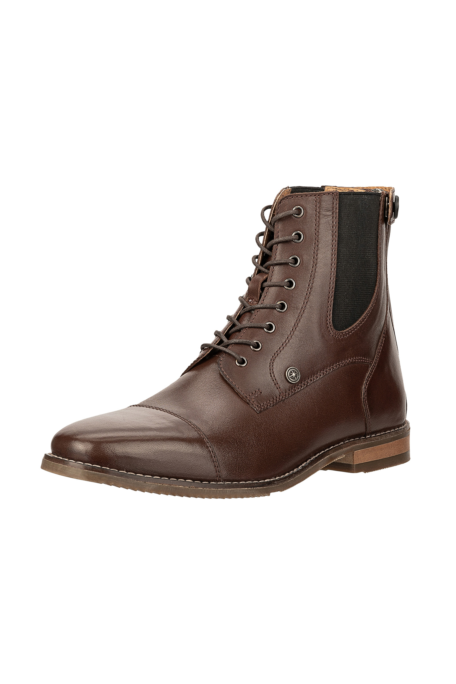 brown Bottines Jodhpur Suedwind Footwear Florentina à lacets avec fermeture éclair arrière