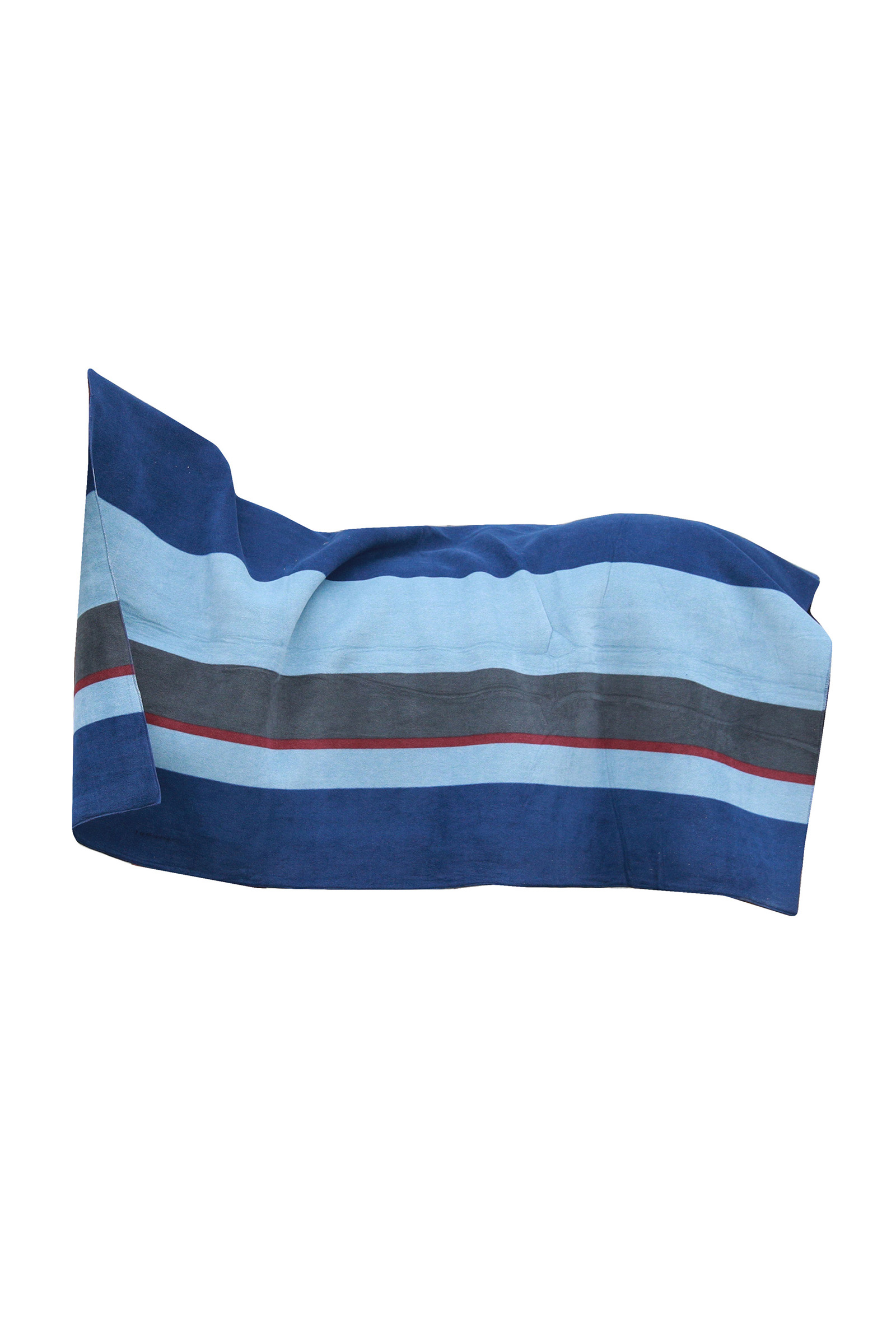 Navy/Grey Kentucky Horsewear Couverture séchante carré Heavy