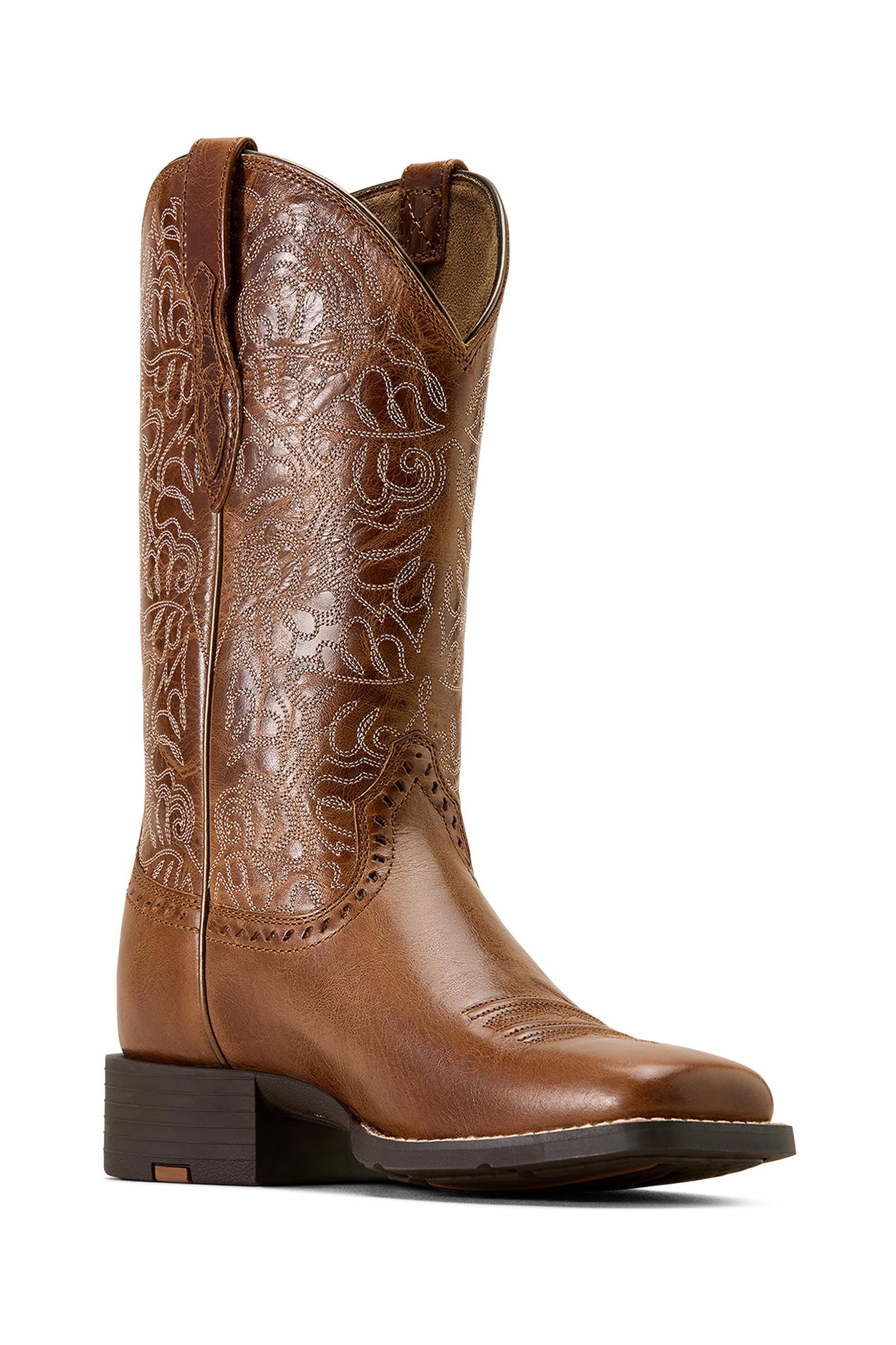 Aged Tan Ariat Remuda Round Up bottes western femme