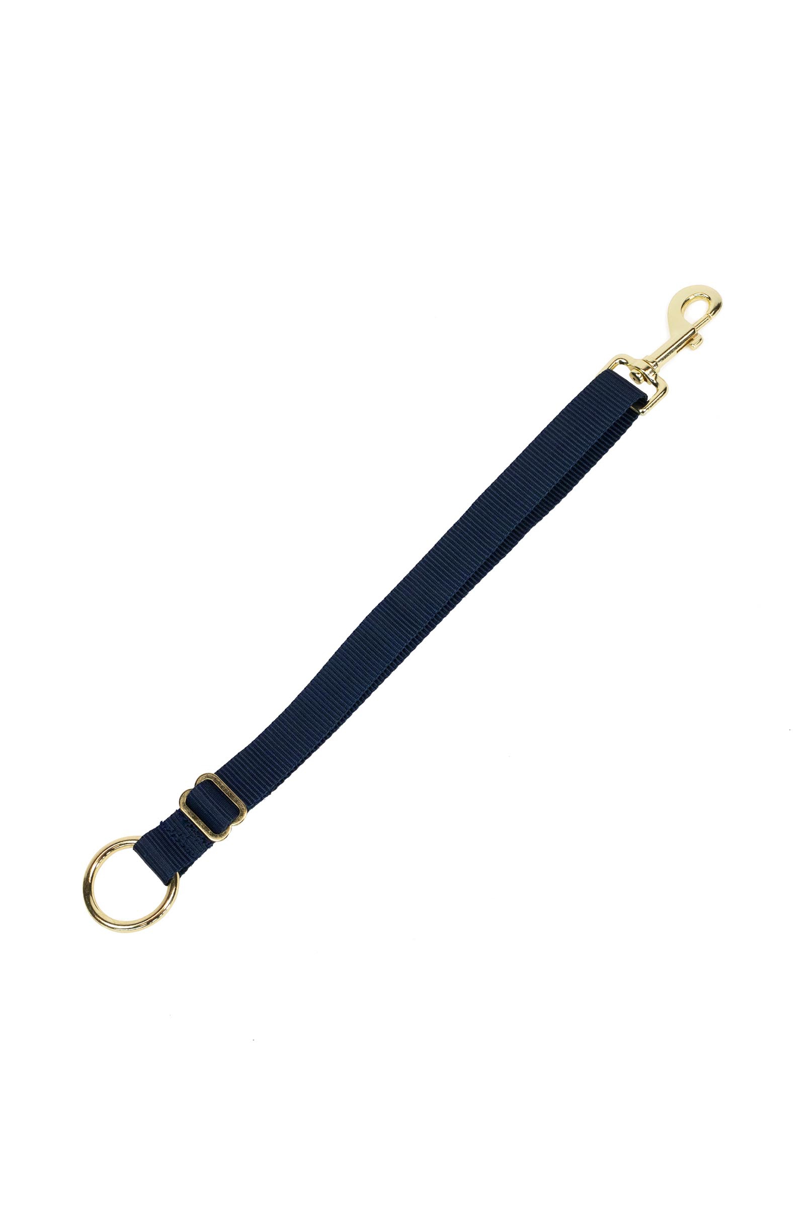 Navy Kentucky Horsewear support long en nylon avec crochet et anneau  