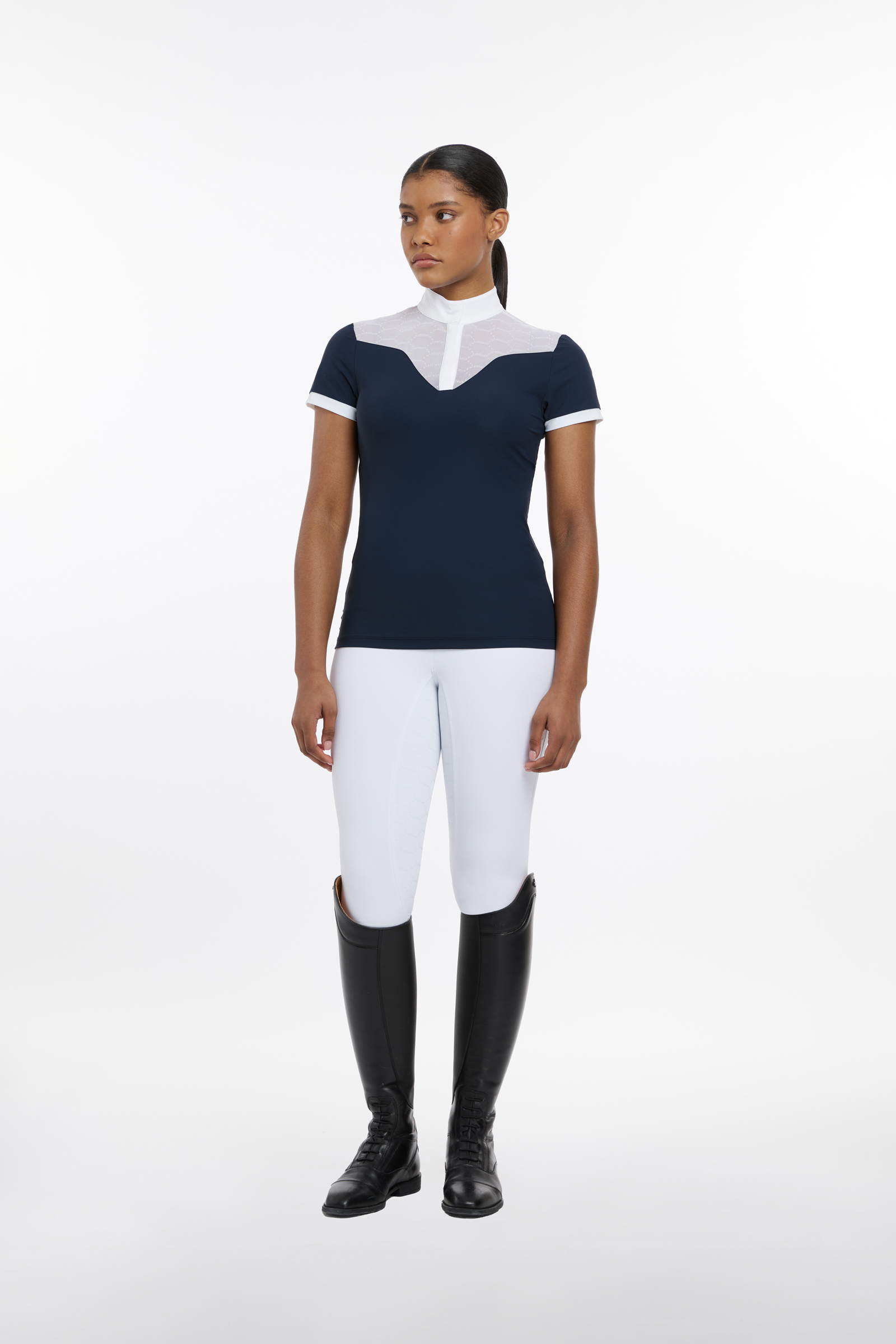 LeMieux Emily chemise de concours à manches courtes pour femmes