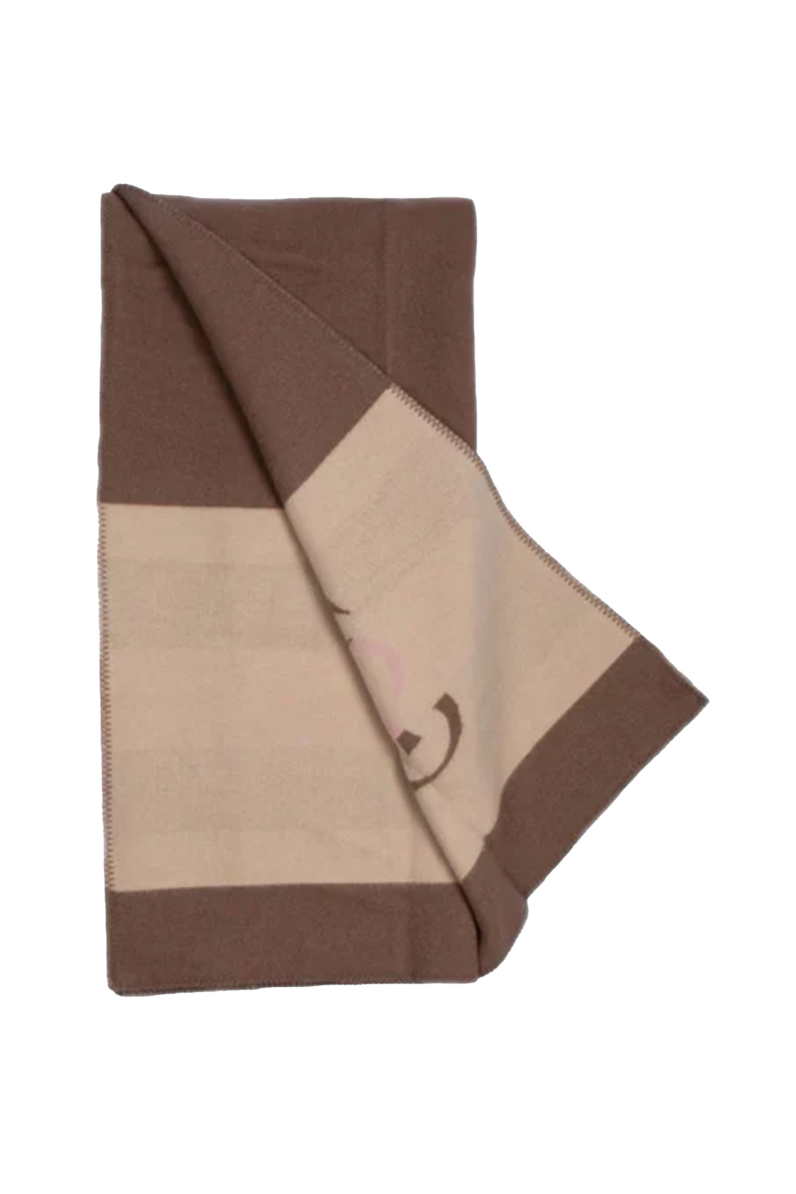 PS of Sweden couverture en laine rayée