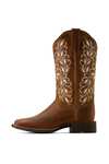 Ariat Bottes western Round Up Holly &agrave; bout carr&eacute; large pour femme  