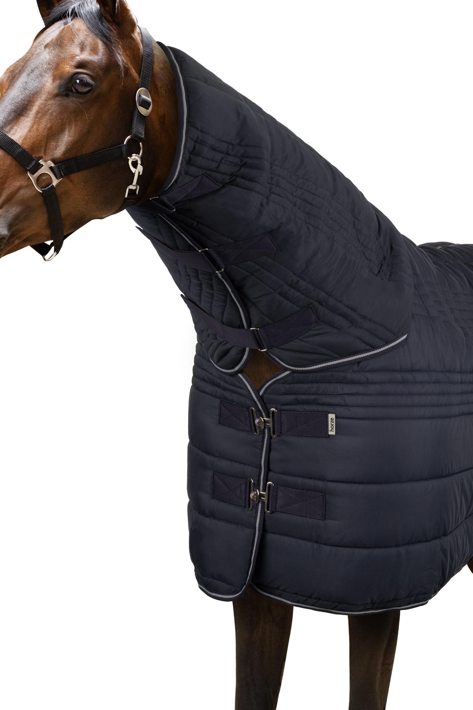 Couverture d'écurie avec couvre-encolure Combo Horze Kingsley, 300 g