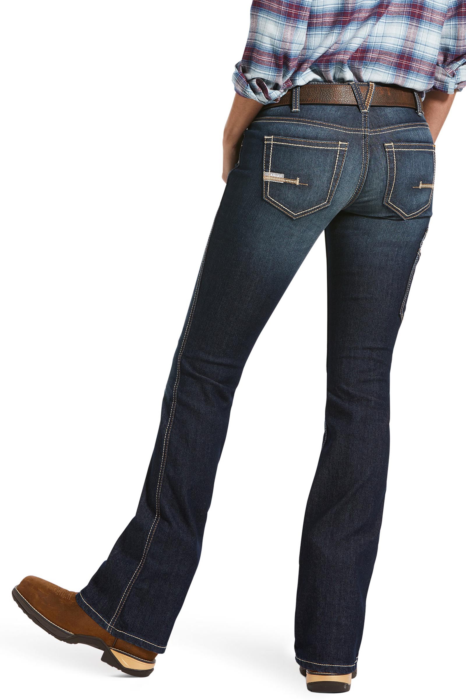 Ariat Jean bootcut Rebar MR DuraStretch Riveter pour femme  