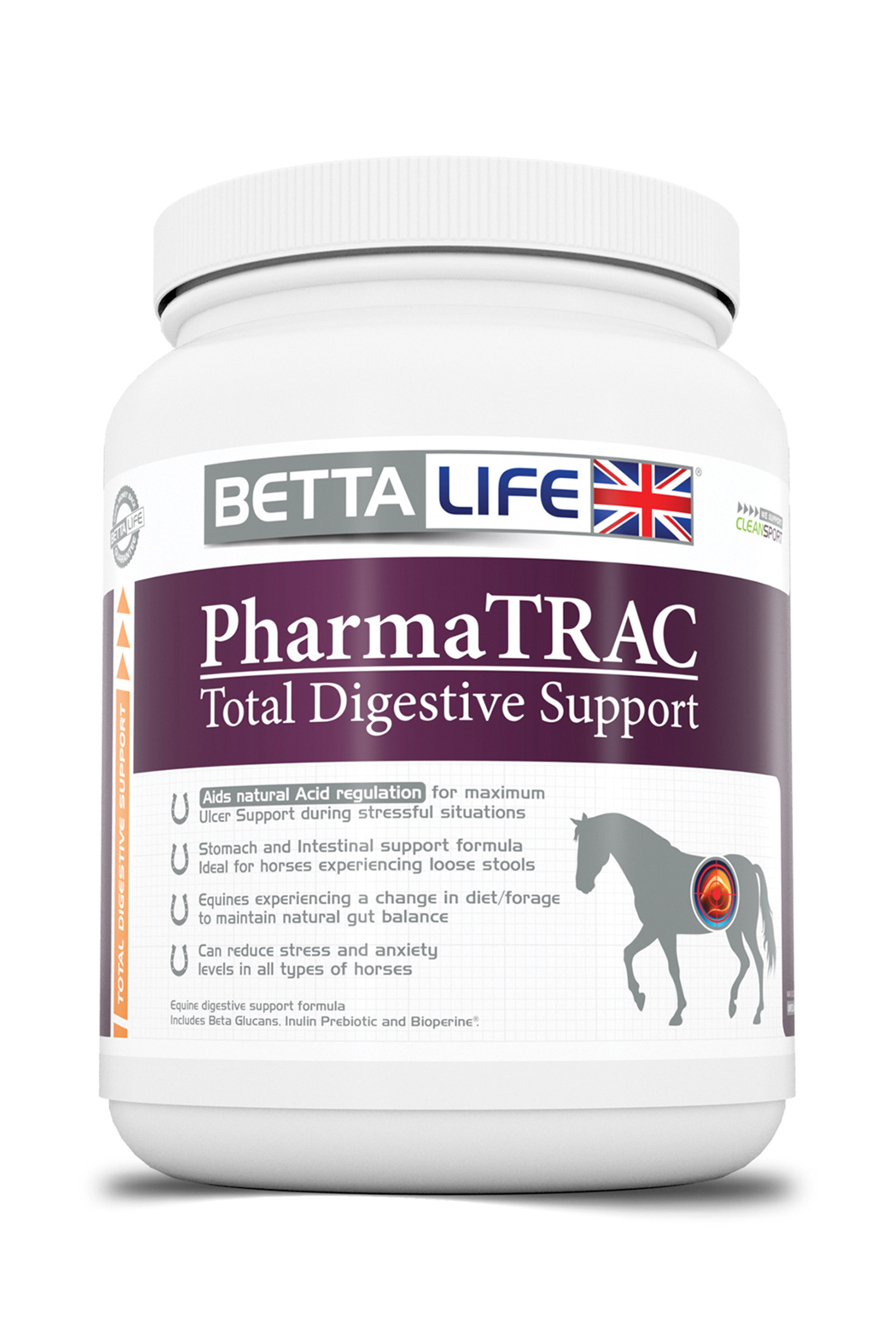 Complément de soutien digestif pour chevaux PharmaTrac Total Digestive Support Equine Supplement, 1kg