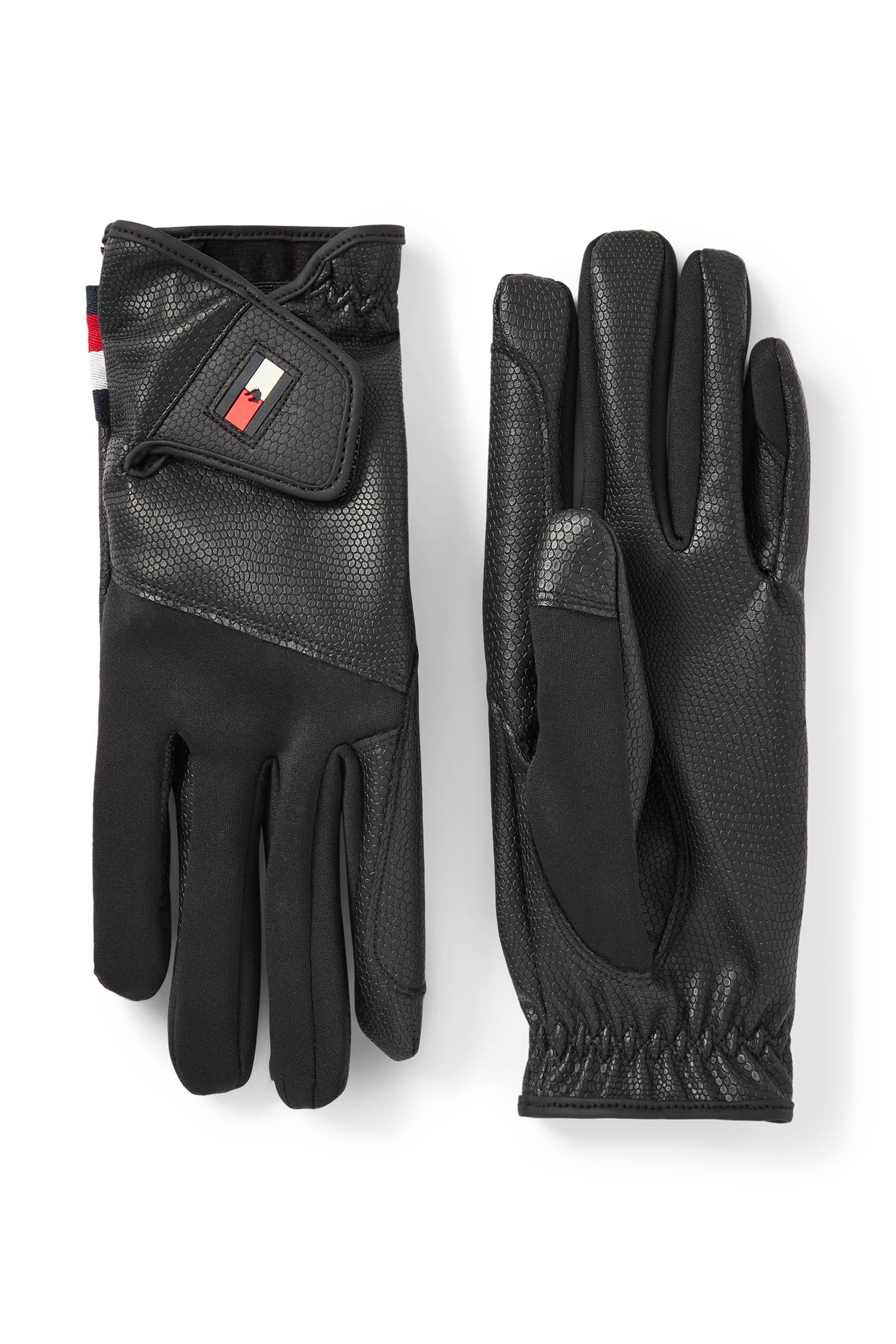 Black Tommy Hilfiger Equestrian Bryce Winter Riding Gloves