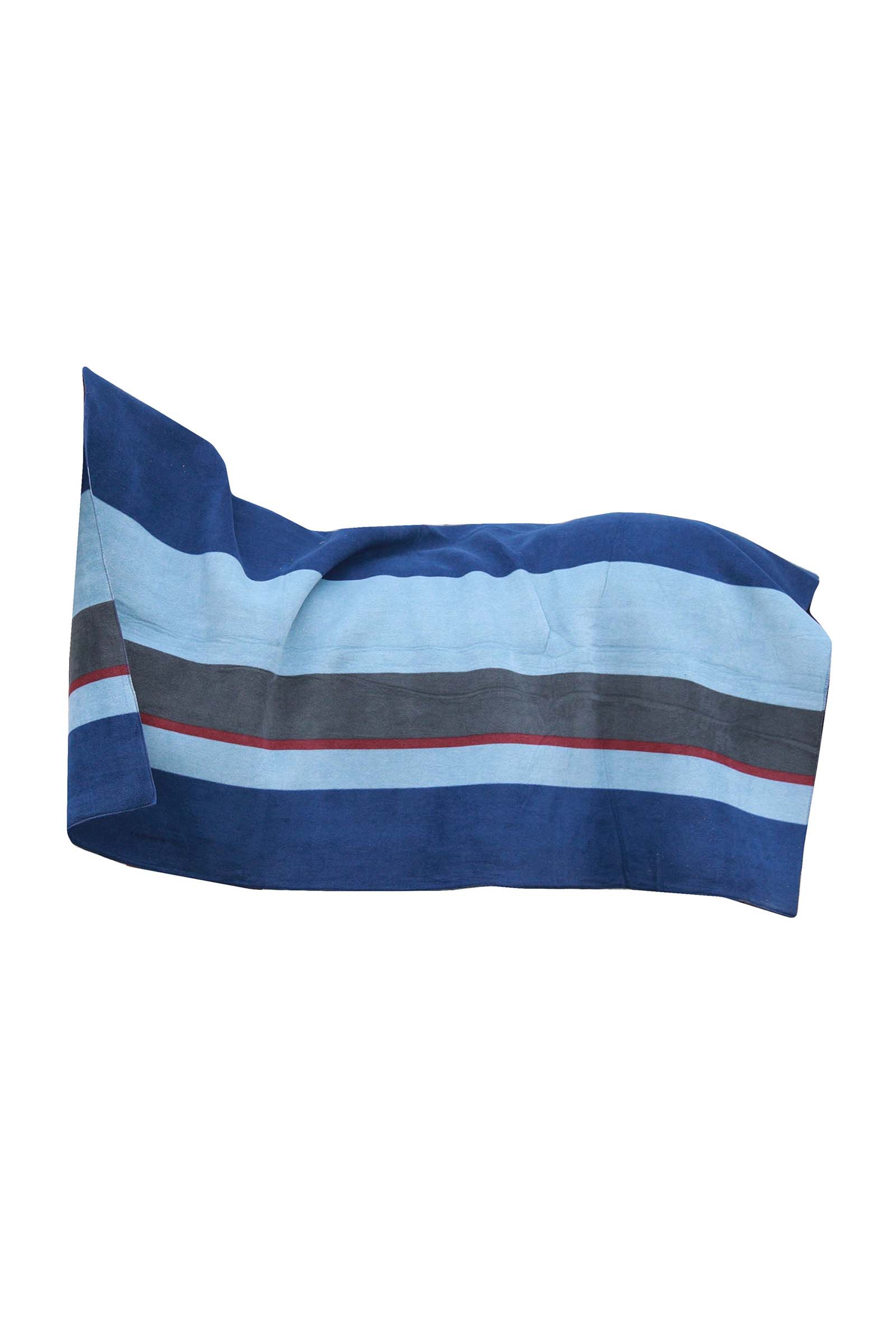 Navy/Grey Kentucky Horsewear Couverture séchante carré Heavy