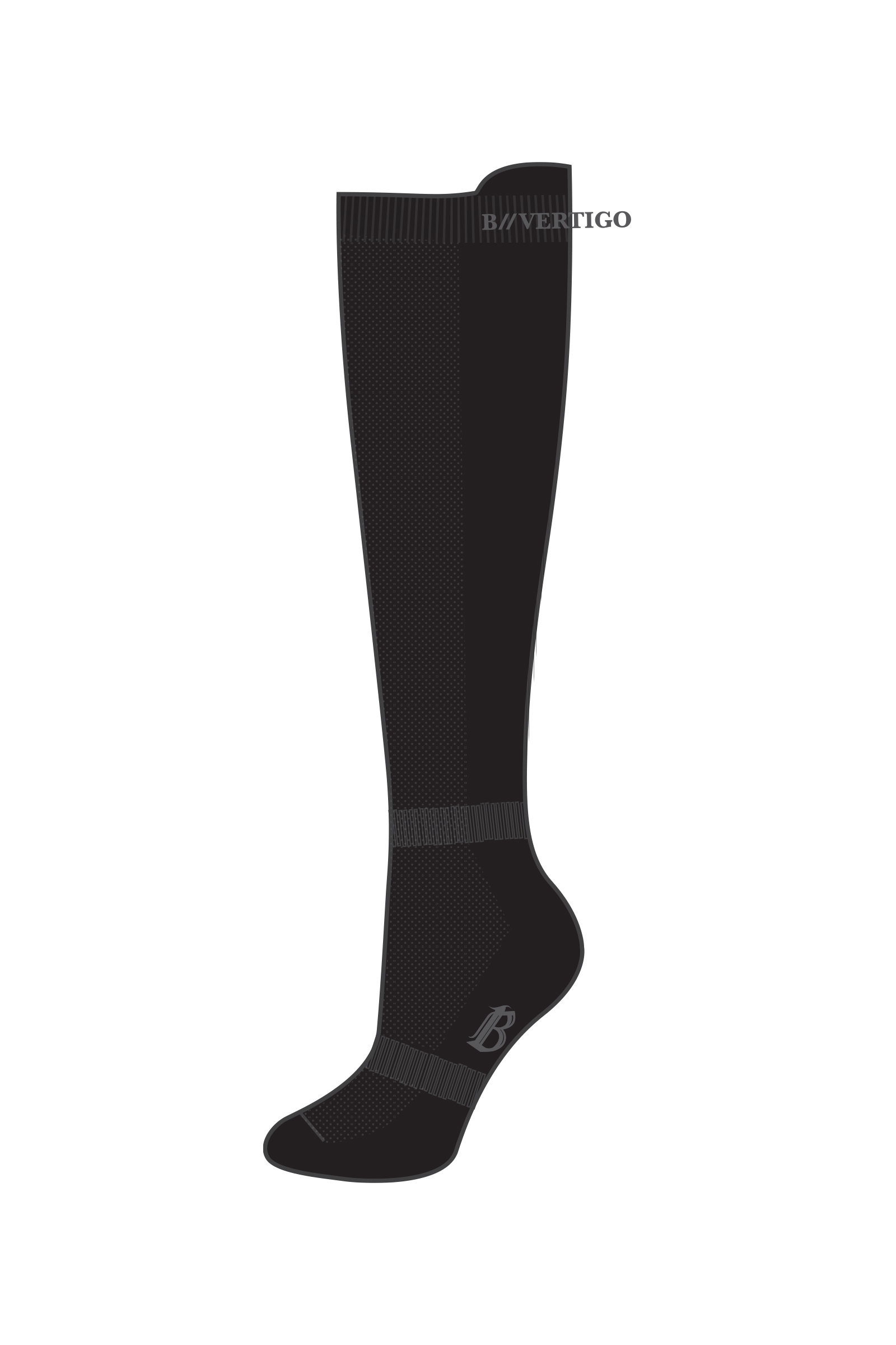 Black Beauty B Vertigo Aria chaussettes d’équitation sport