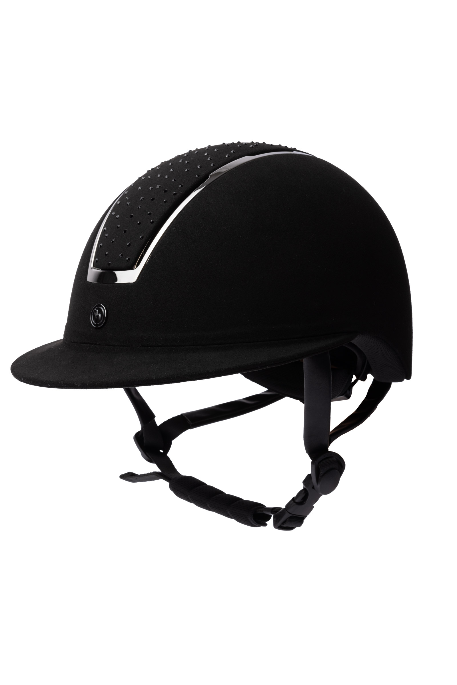 Black/Black Horze Solara II Casque d'&eacute;quitation 