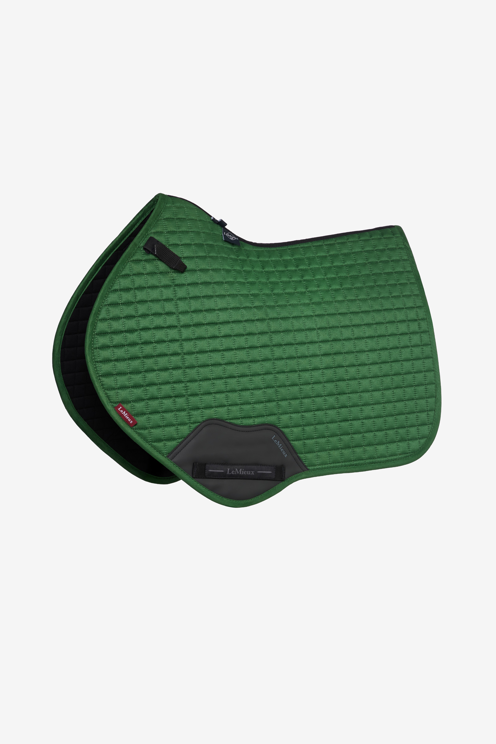 Hunter Green LeMieux Close Contact tapis de selle en su&eacute;dine