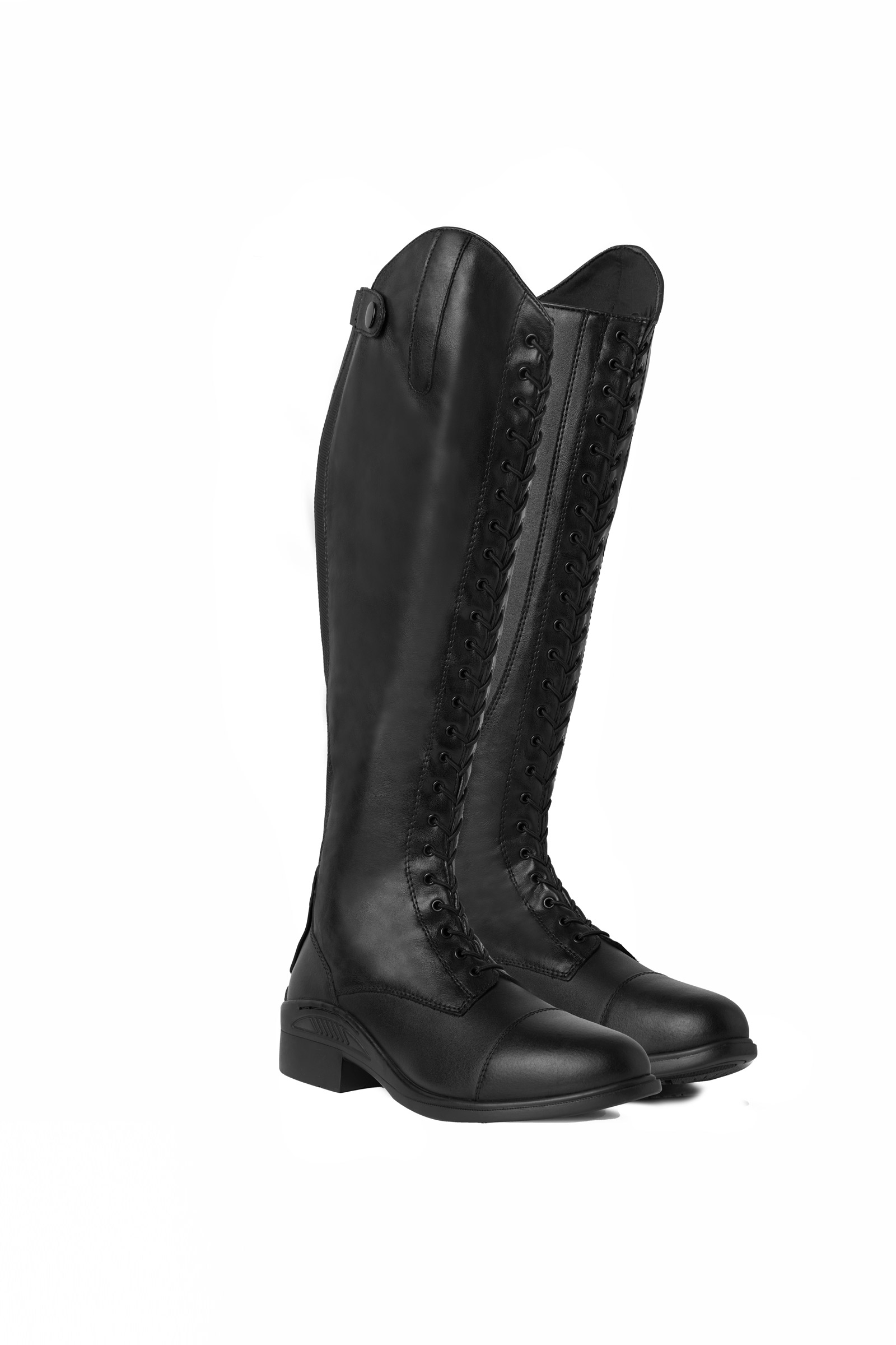 Black Horze Bottes d'&eacute;quitation &agrave; lacets pour femme