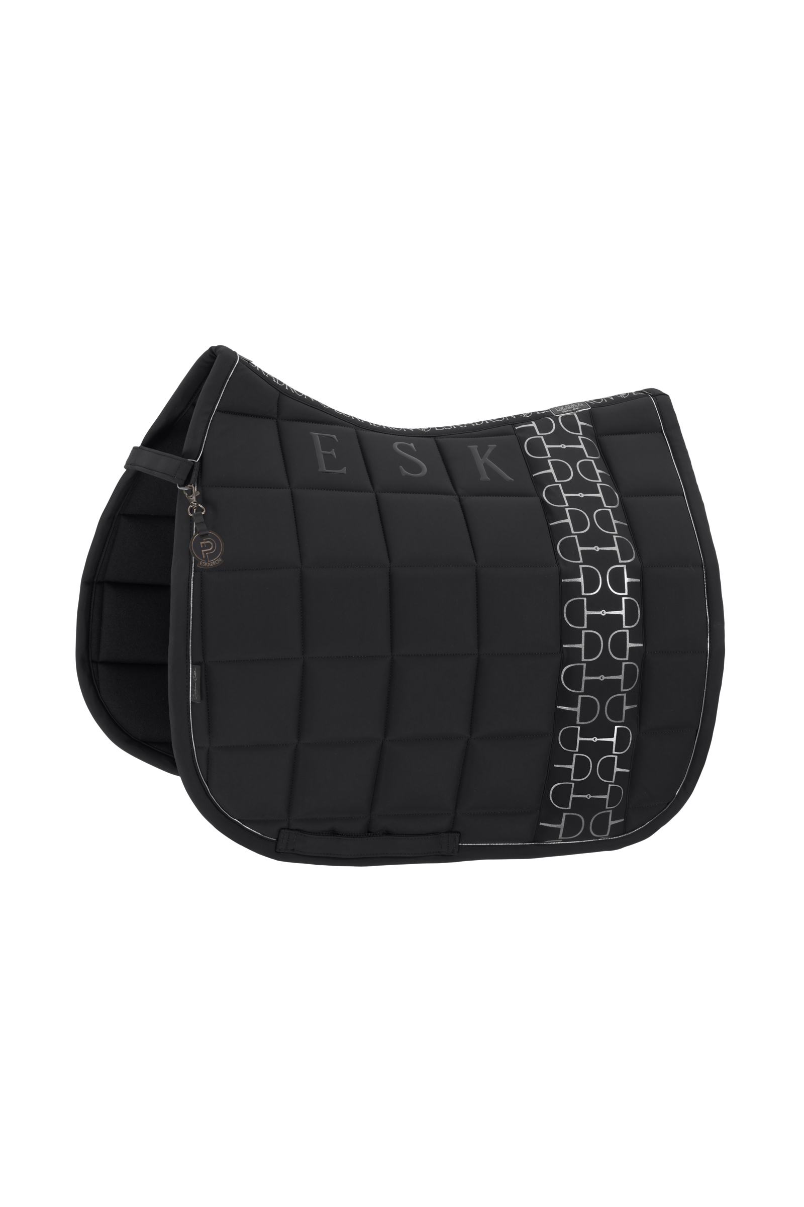 Black Eskadron Platinum 25 Big Square Softshell tapis de selle dressage