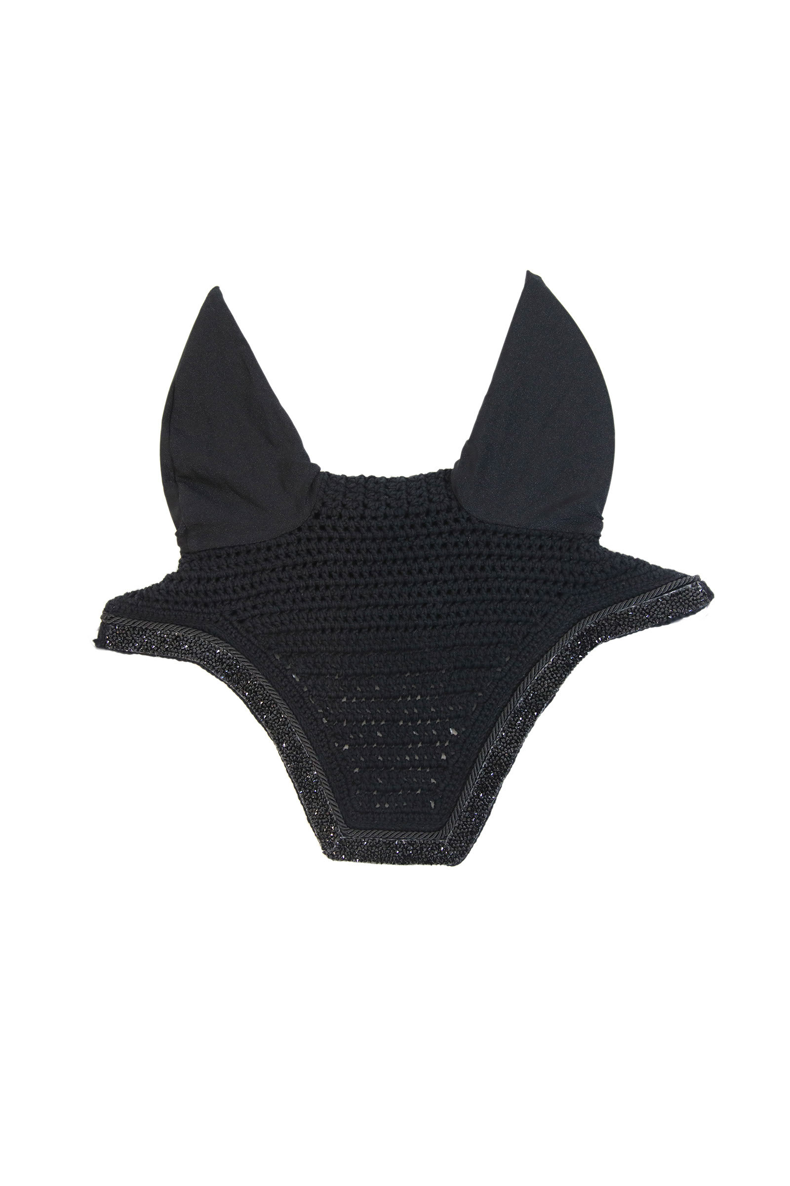 Masque anti-insectes Phonique pas de son Kentucky Horsewear Fly Veil Wellington Glitter Stone