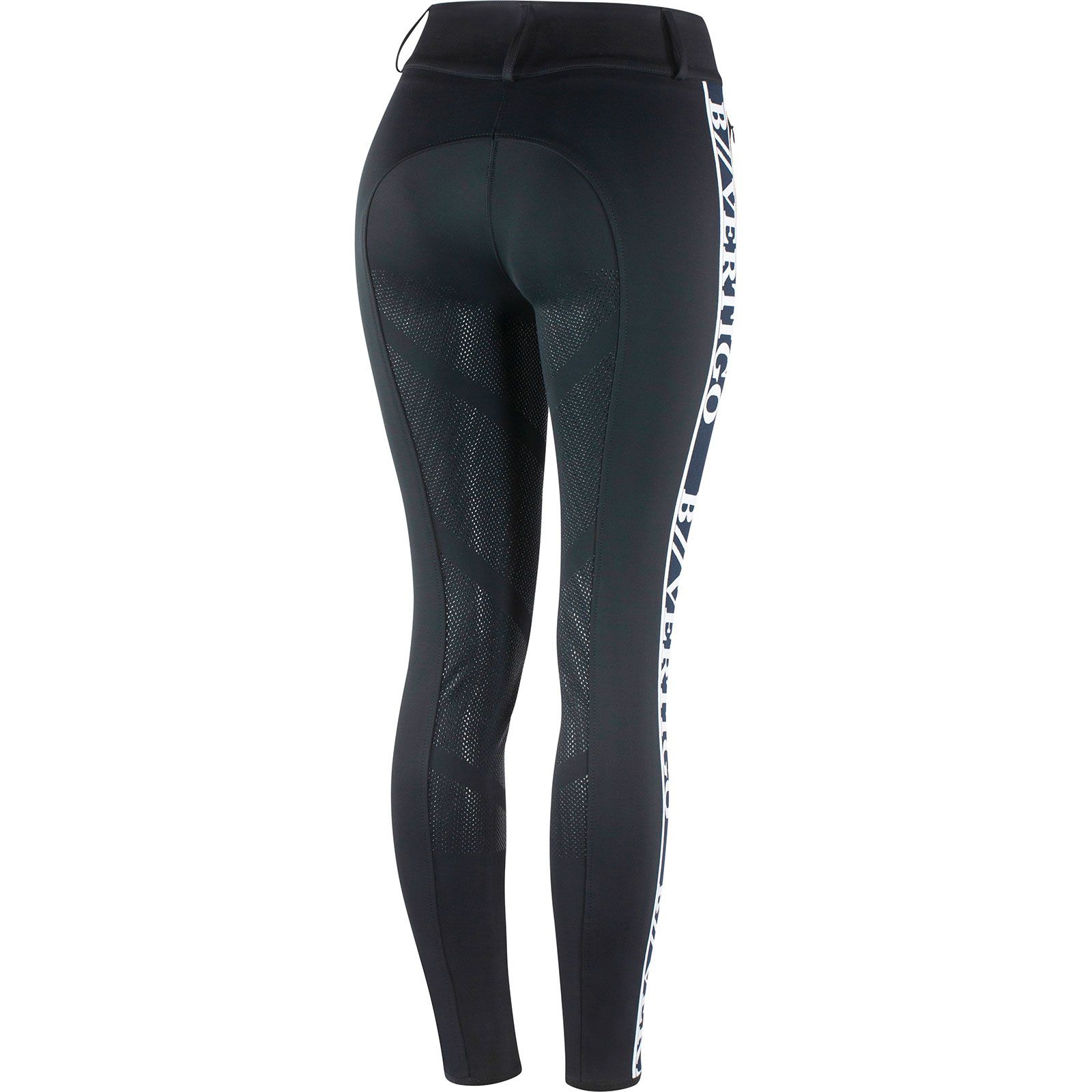 Pantalon d'&eacute;quitation fonctionnel taille haute fond int&eacute;gral silicone B Vertigo Angelika, femme