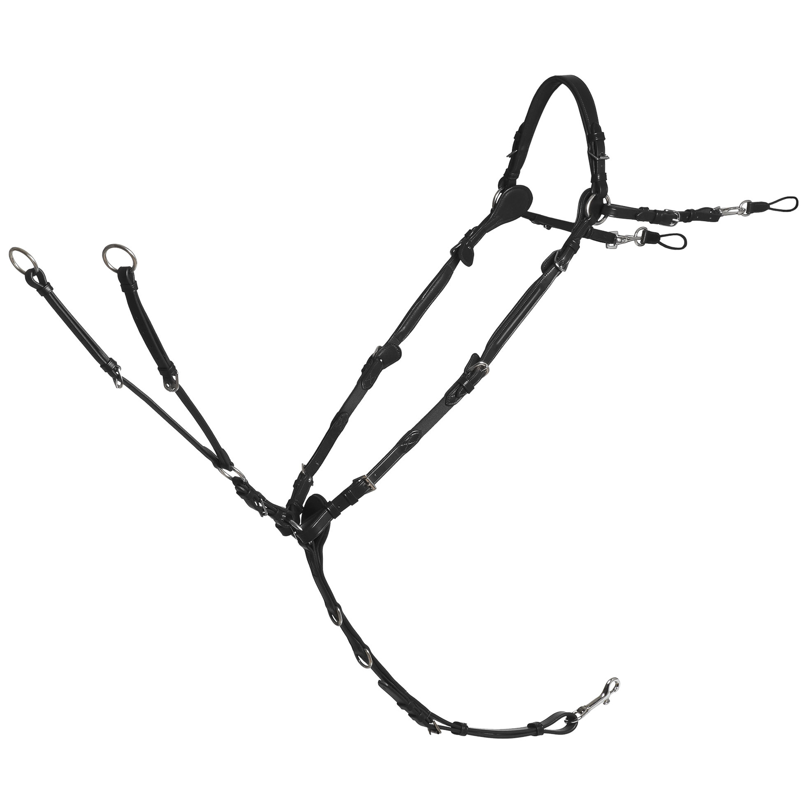 Black/Silver Collier de chasse Schockemöhle Sports Sevilla Select