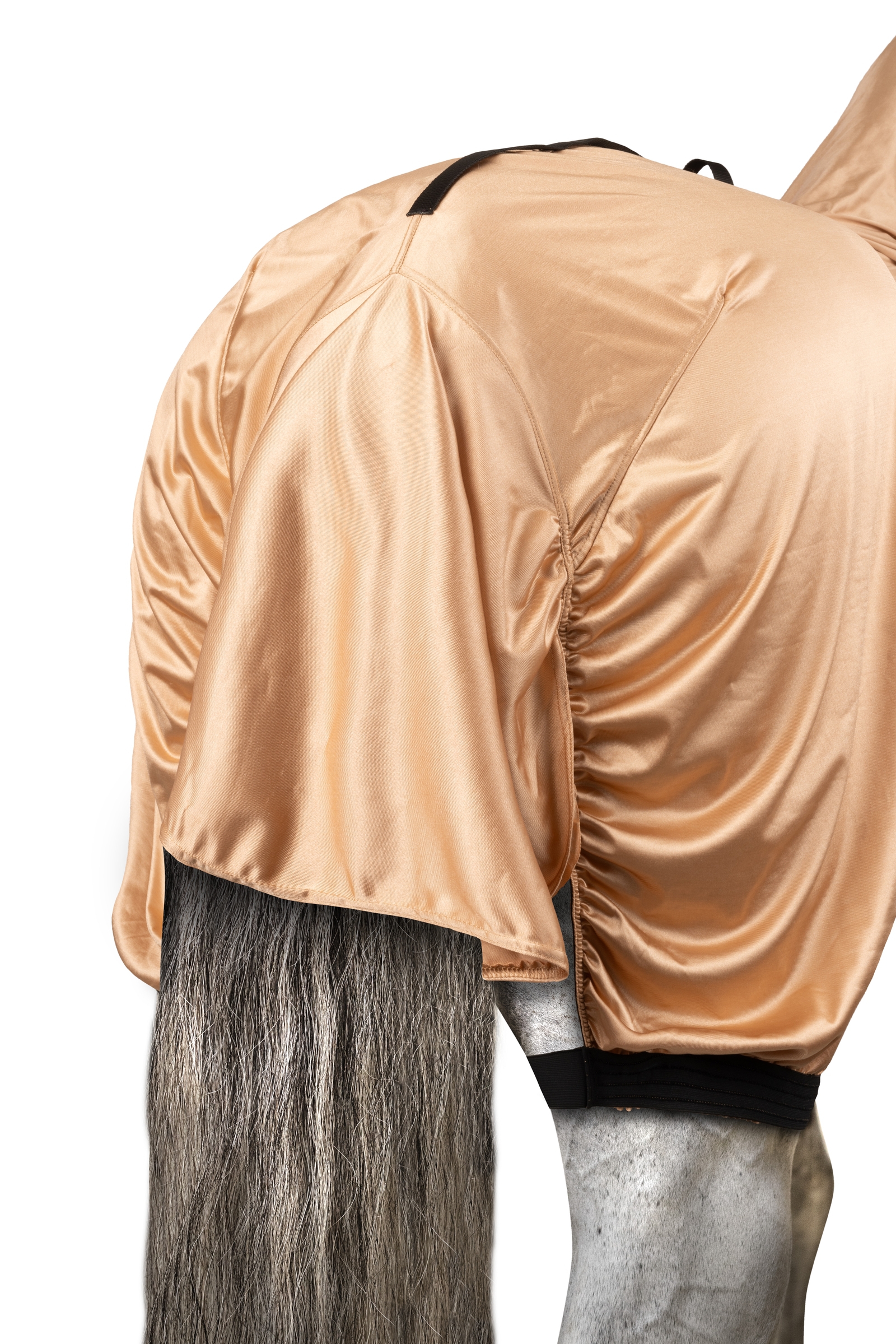 Horze Cover couverture protection anti UV anti ecz&eacute;ma avec rabat ventral et couvre-encolure