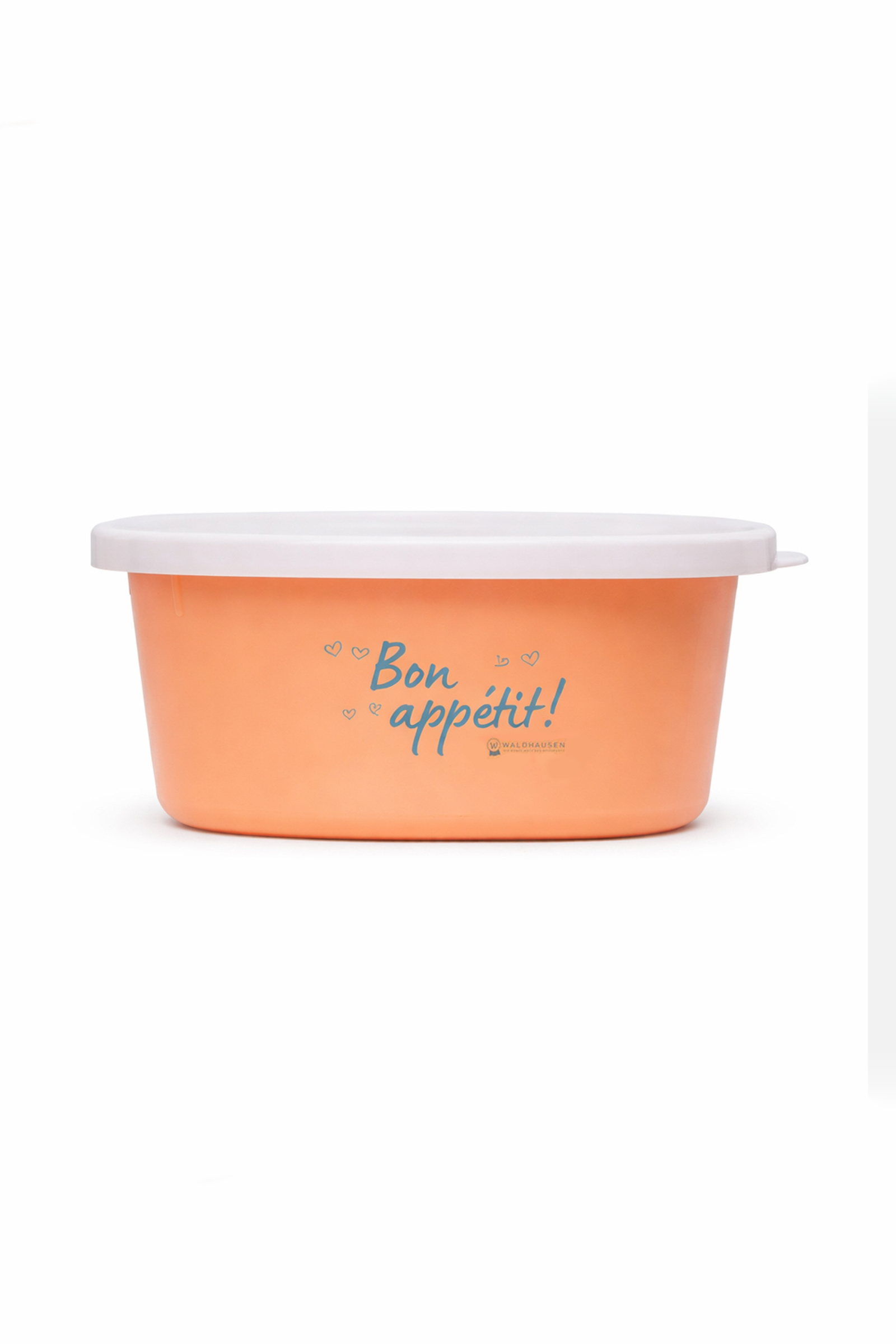 Peach Waldhausen bol &agrave; muesli avec couvercle