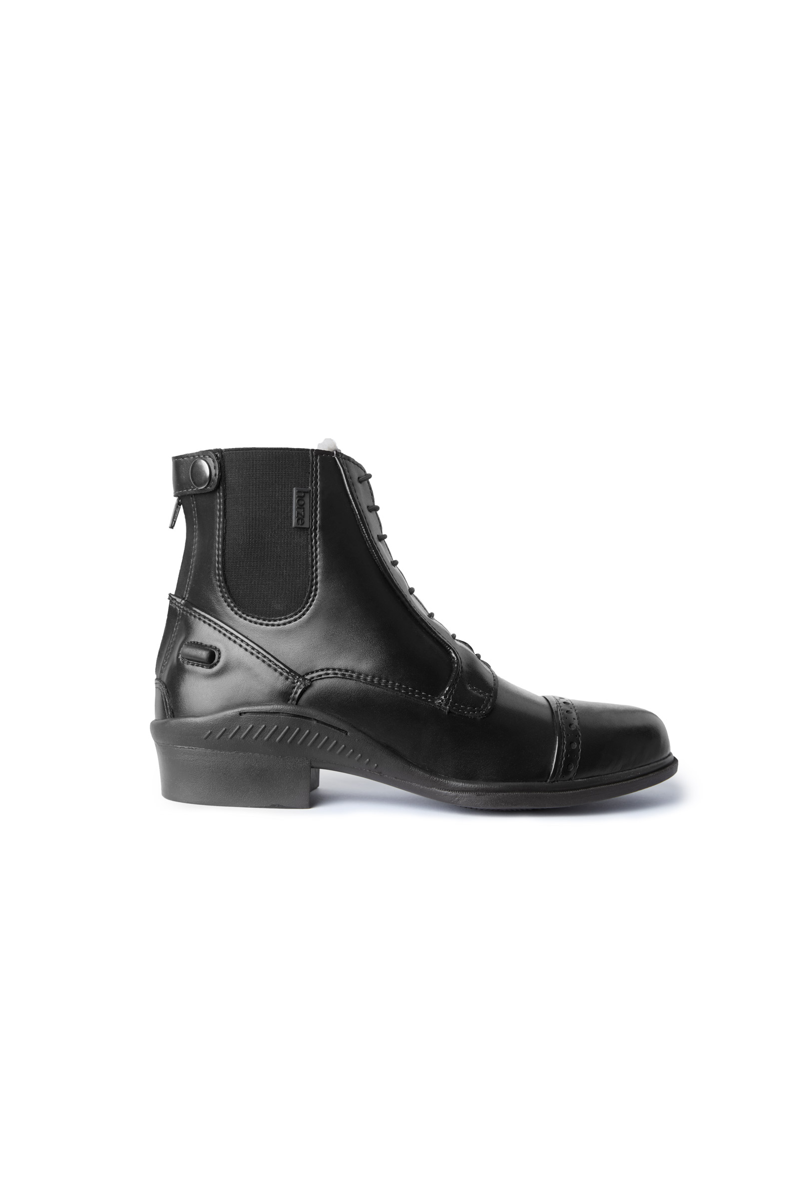 Bottines d'hiver Jodhpur Horze Kilkenny Lux pour femme avec détail Richelieu