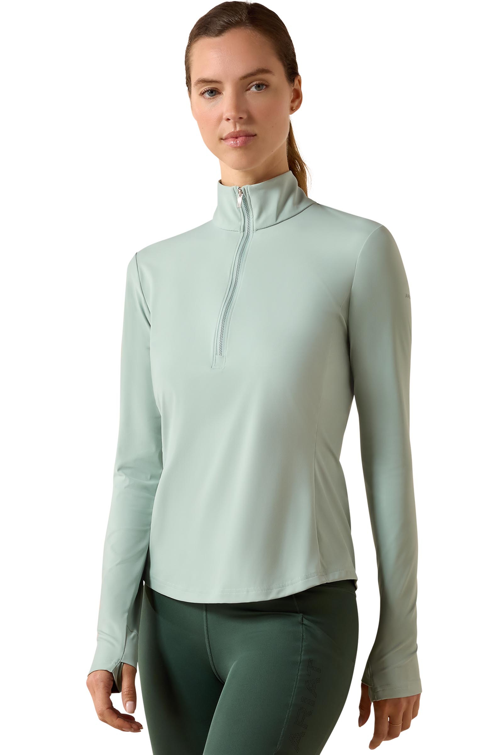 Ariat Baselayer SolVeil femme avec zip 1/2