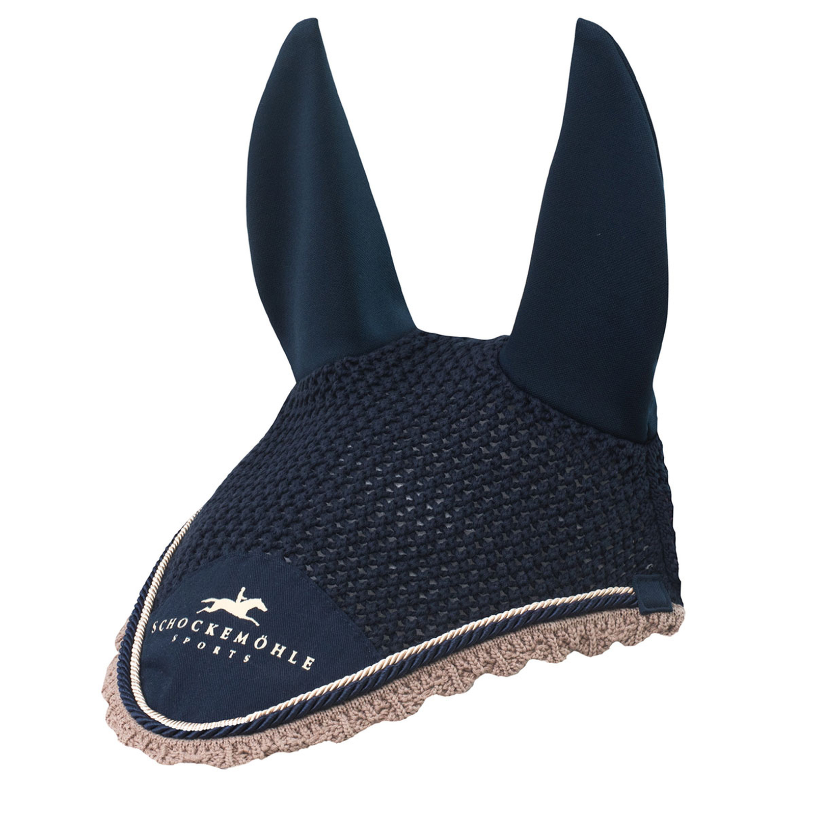 Navy/Stone grey Bonnet chasse-mouches Schockemöhle Sports Dynamite avec logo