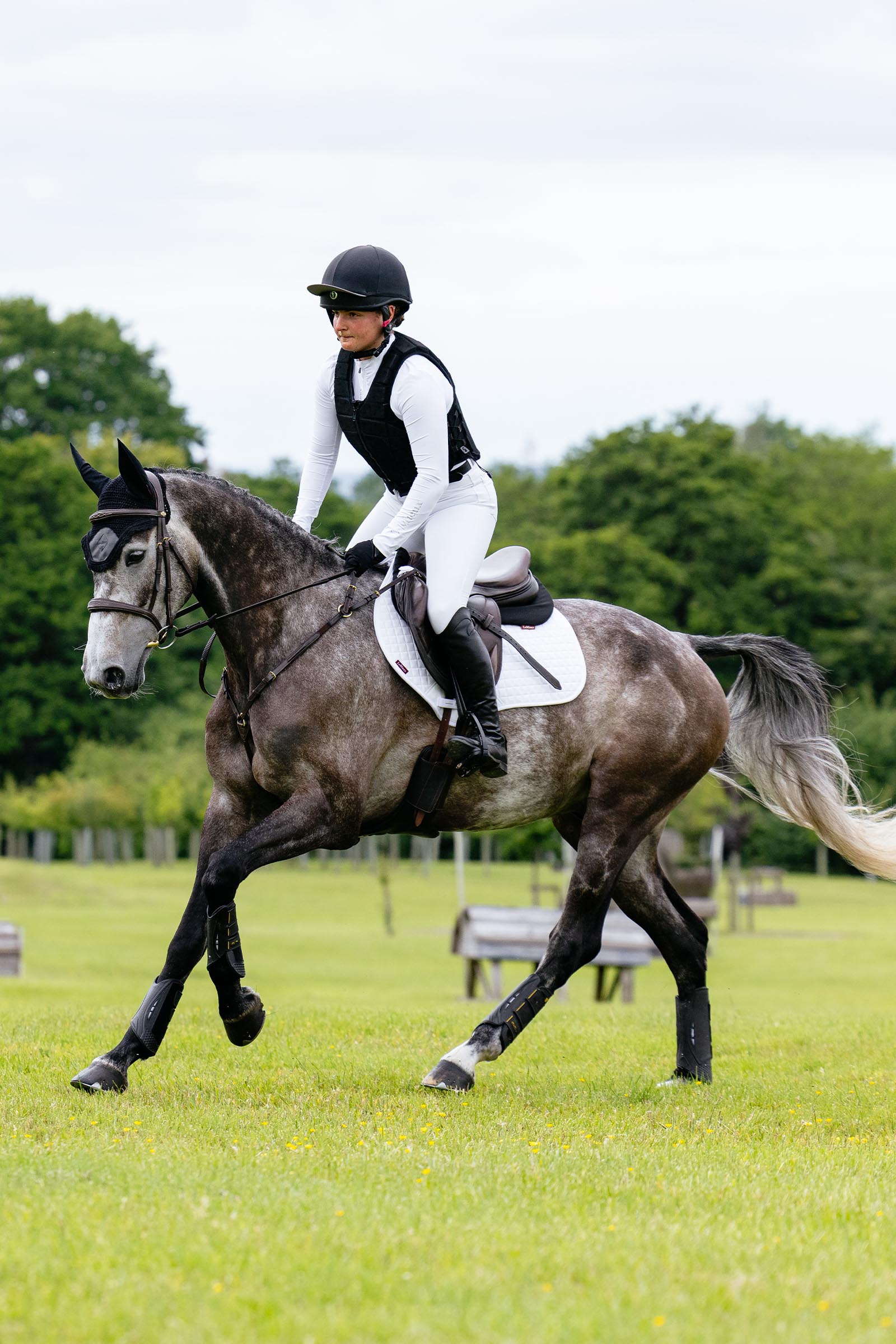LeMieux Close Contact tapis de selle en su&eacute;dine