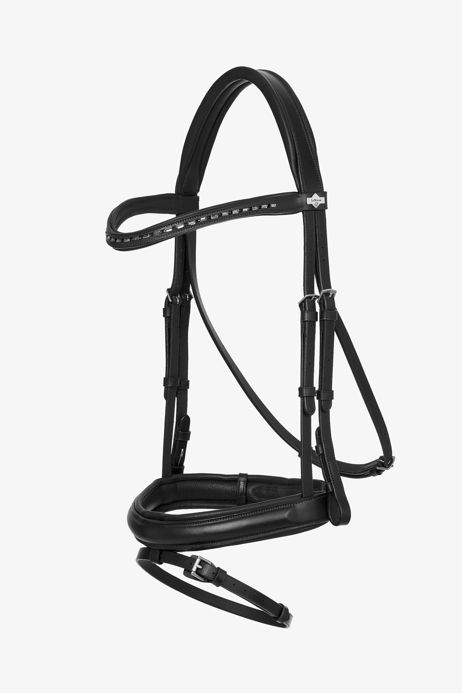 Black/Silver Filet de dressage LeMieux Arika