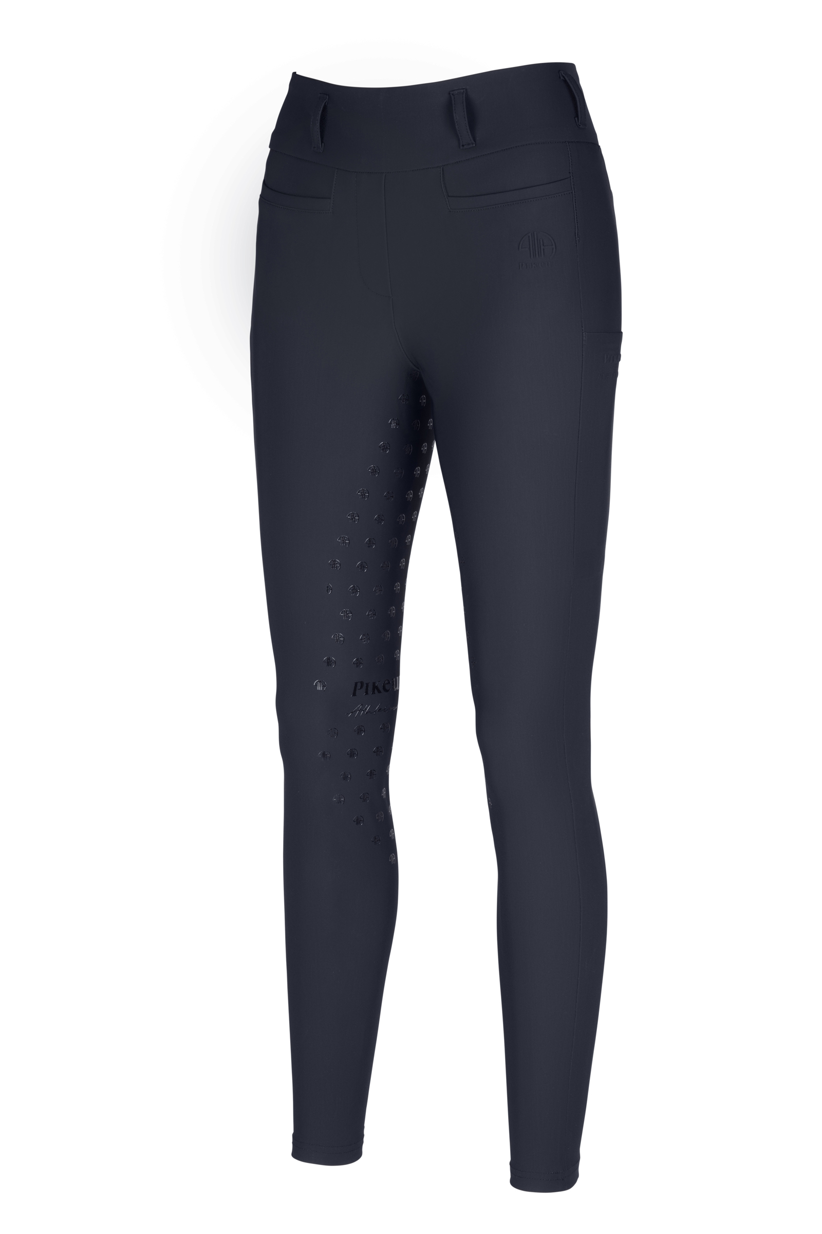 Black Pikeur Linnett Leggings d&rsquo;&eacute;quitation femme sans coutures taille haute fond int&eacute;gral