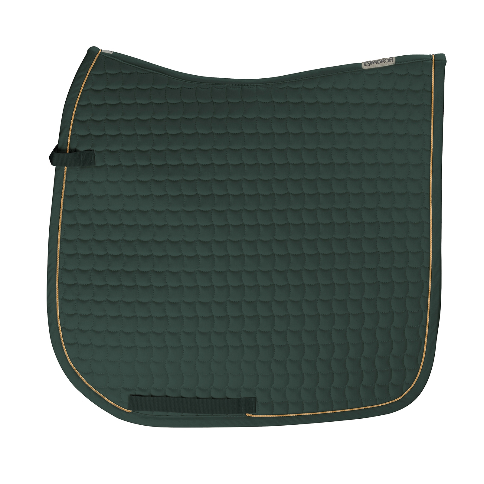 Forest Dark Green Tapis de selle de dressage coton Eskadron Or