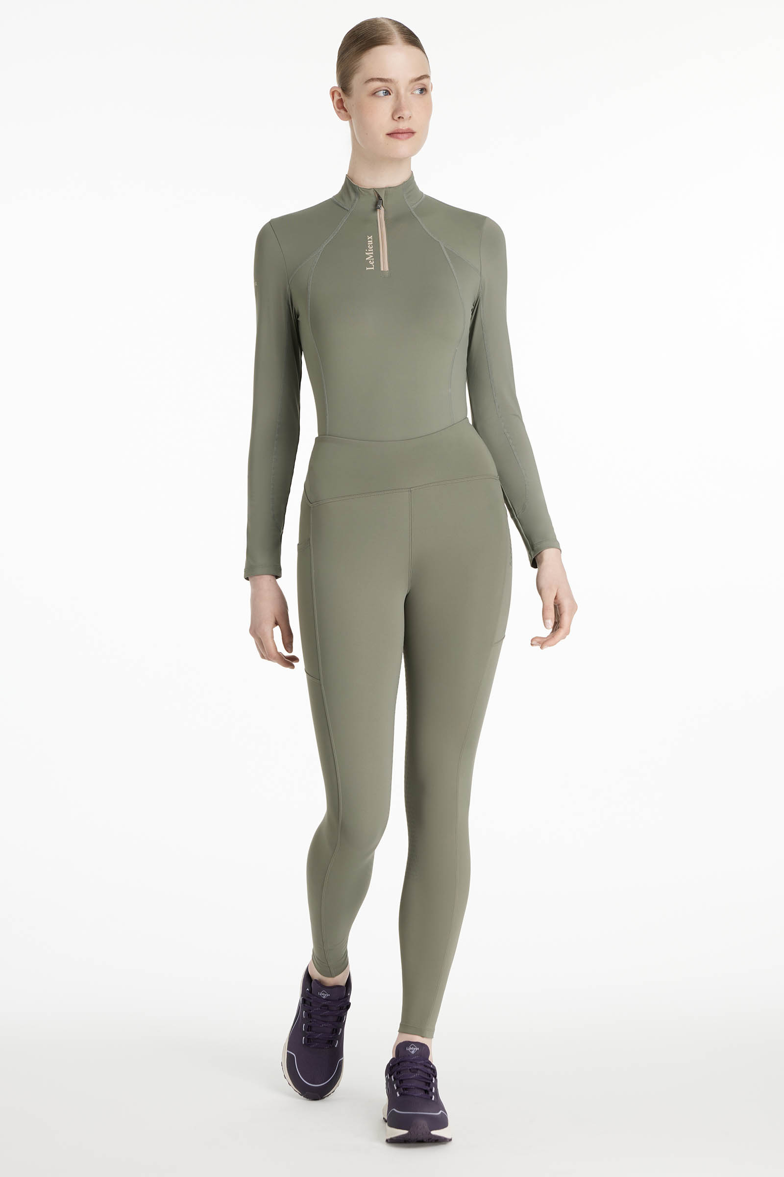 LeMieux Natalie pantalon d&rsquo;&eacute;quitation femme int&eacute;rieur doux avec grip int&eacute;gral