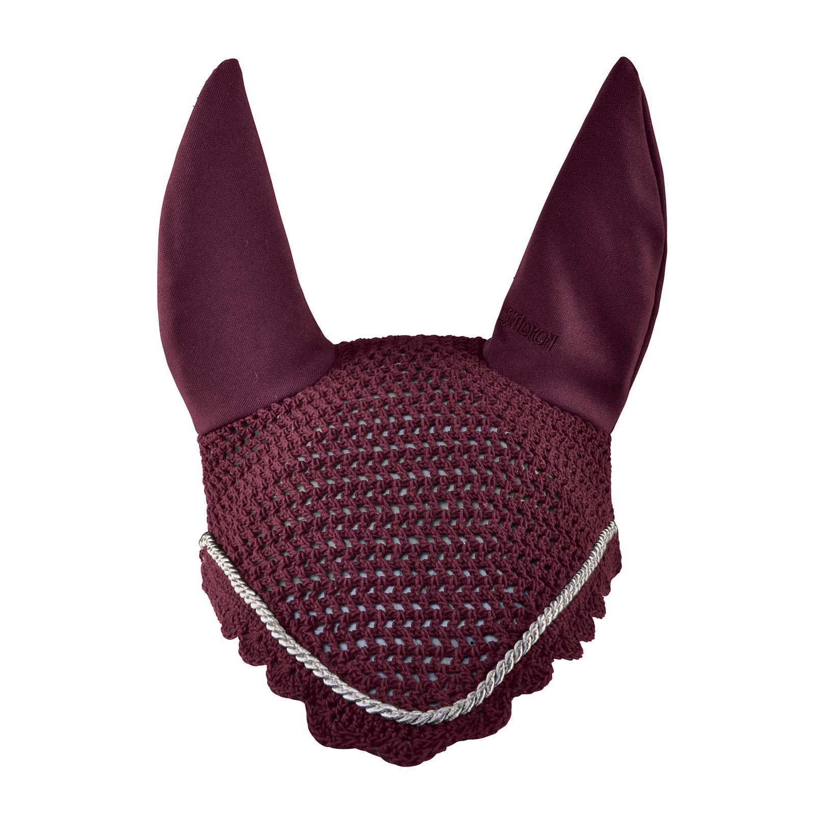 Burgundy Dark Red Eskadron Anti Fly Hood SILVER CORD